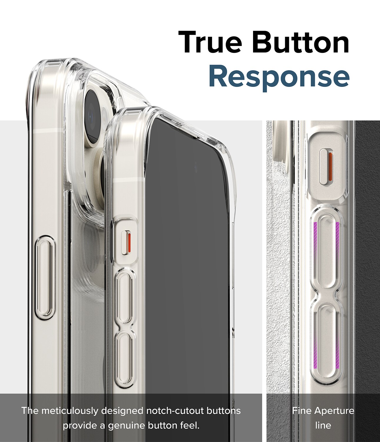 iPhone 15 Fusion cover, Gennemsigtig