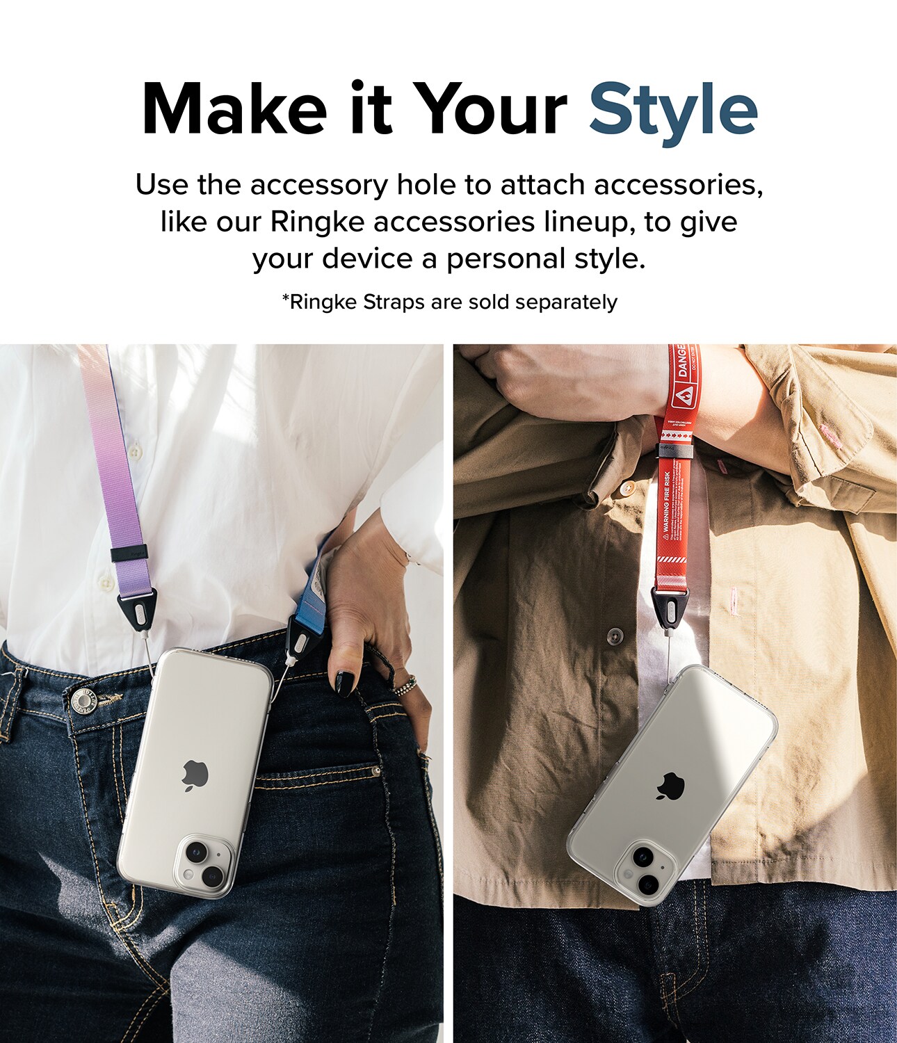 iPhone 15 Fusion cover, Gennemsigtig