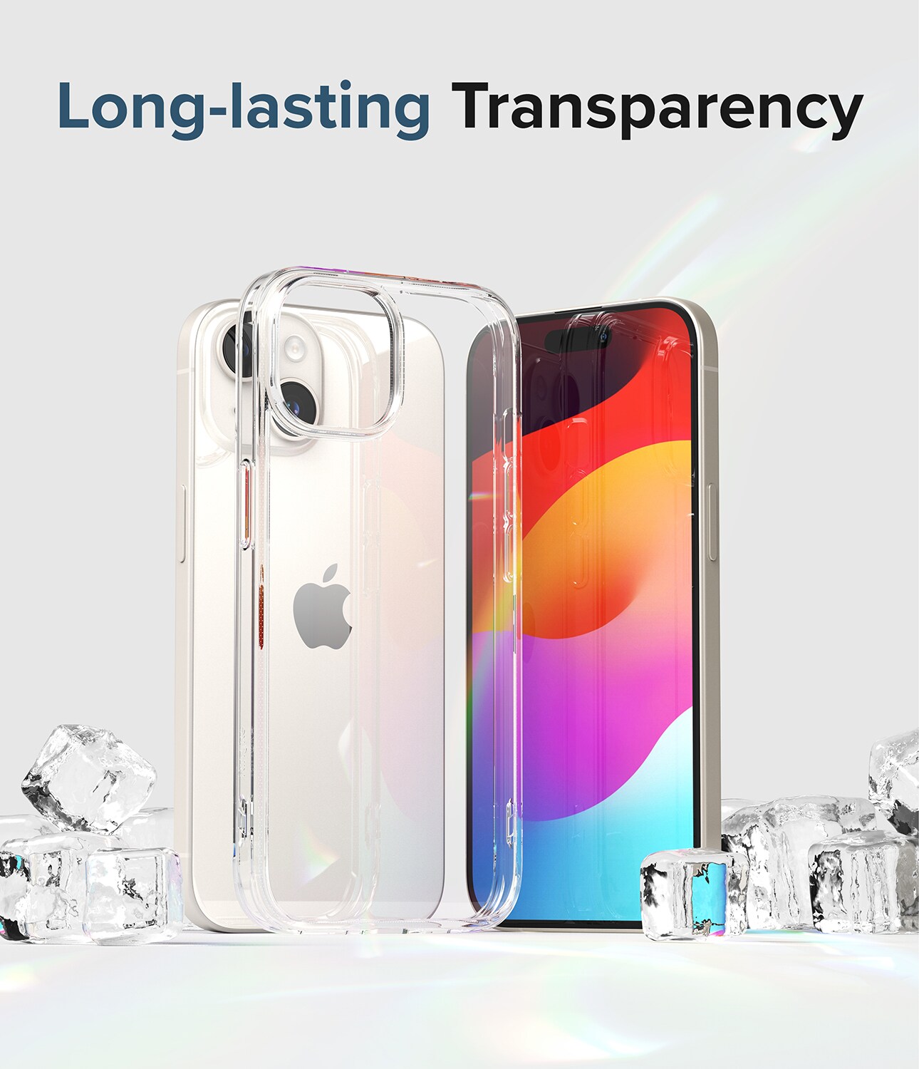 iPhone 15 Fusion cover, Gennemsigtig