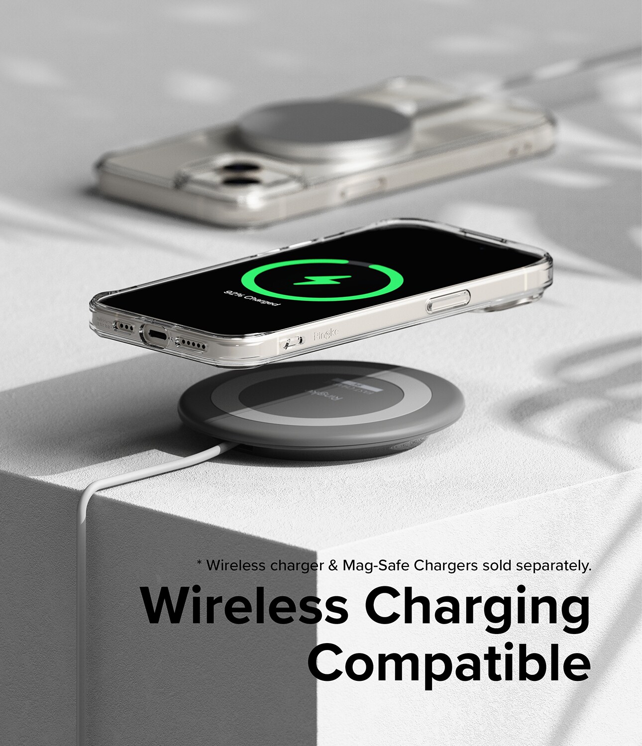 iPhone 15 Fusion cover, Gennemsigtig