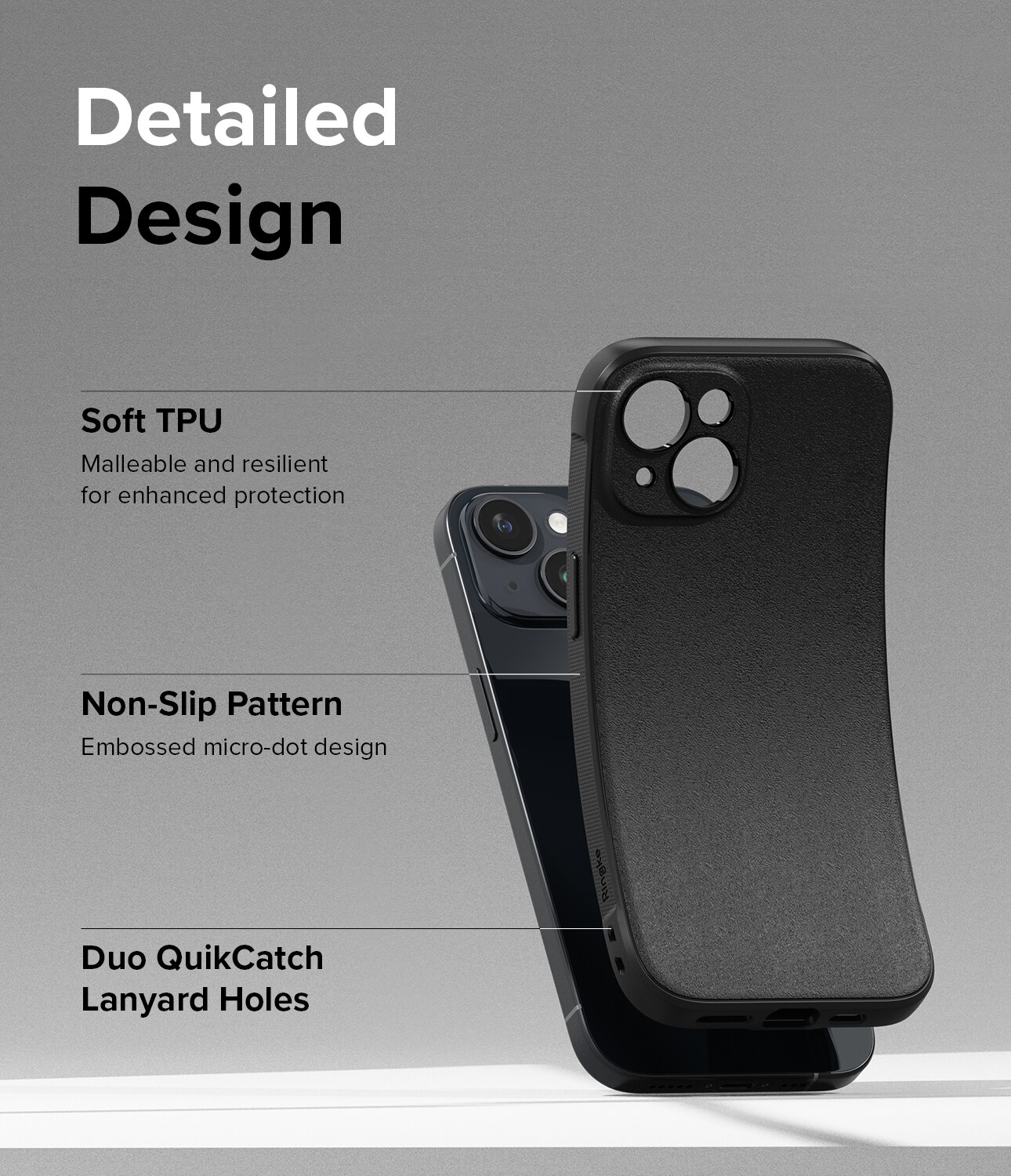 iPhone 15 Onyx Cover, Black