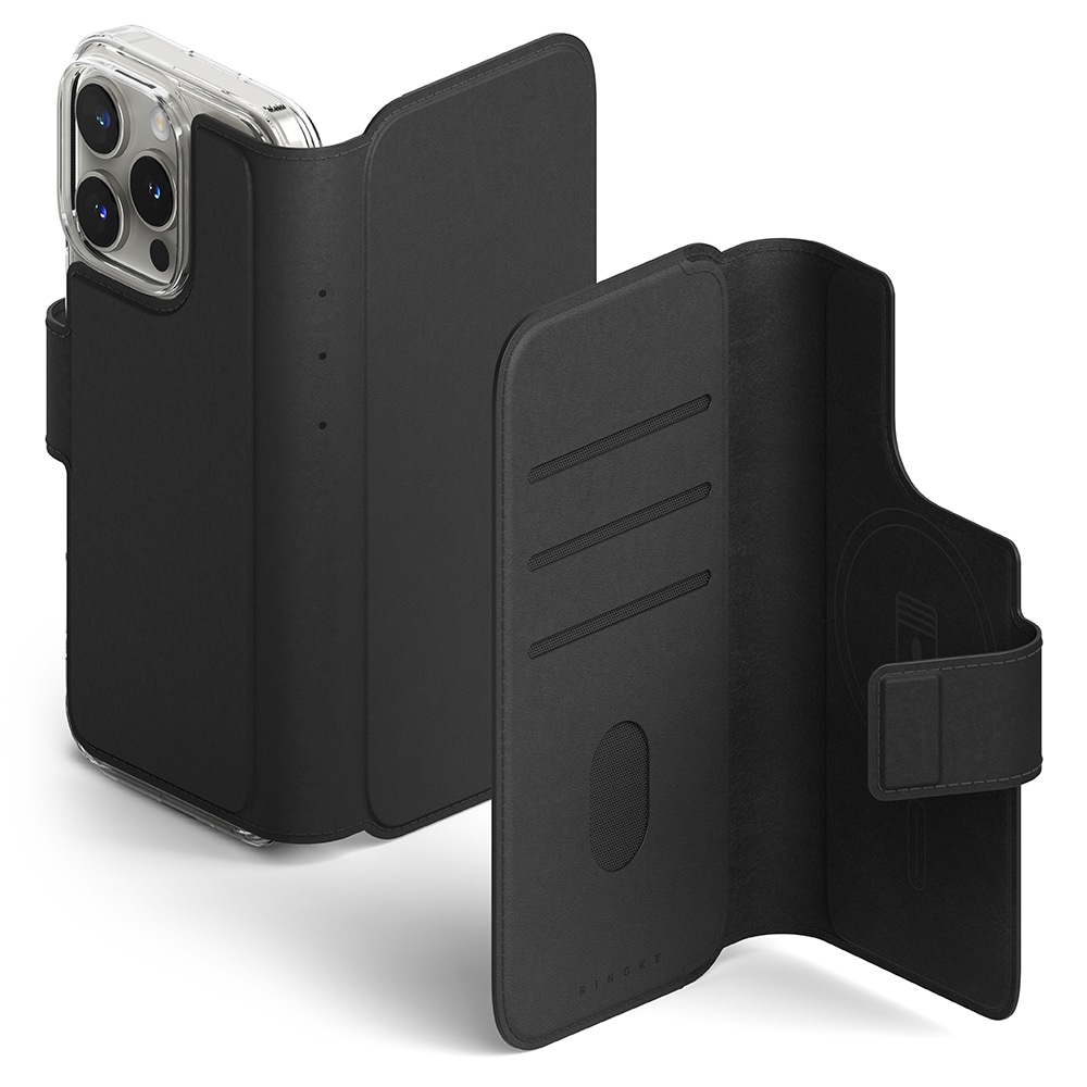 iPhone 16 Pro Folio Wallet Magnetic, Sort