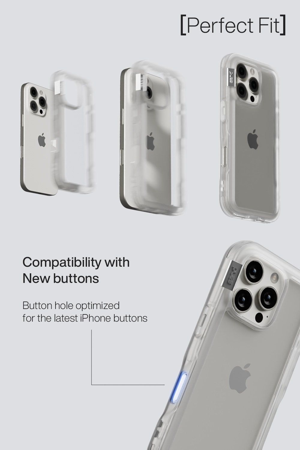 iPhone 16 Pro Max Arche MagSafe Cover med stativ Matte Clear