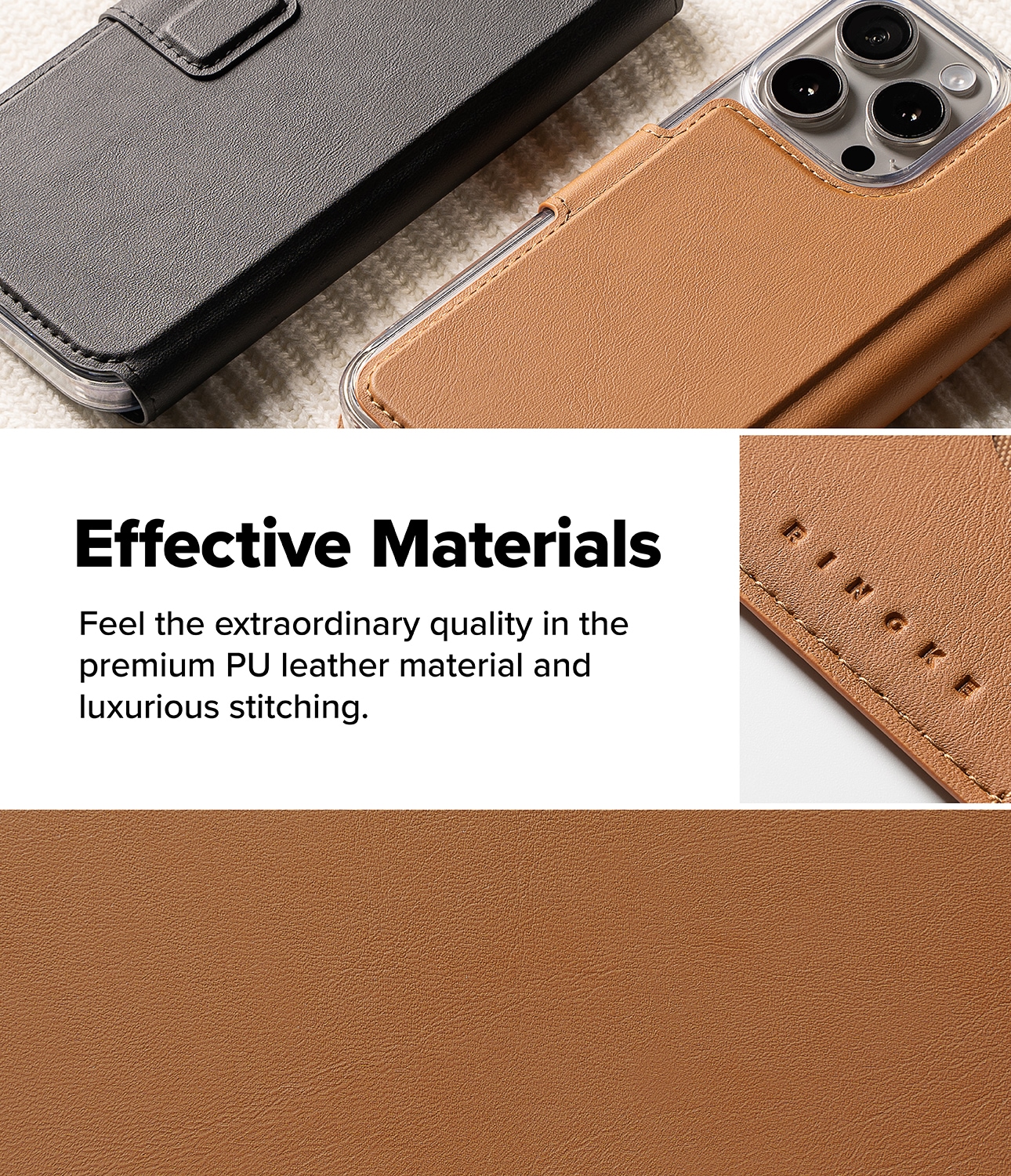 iPhone 14 Plus Folio Wallet Magnetic, Brun