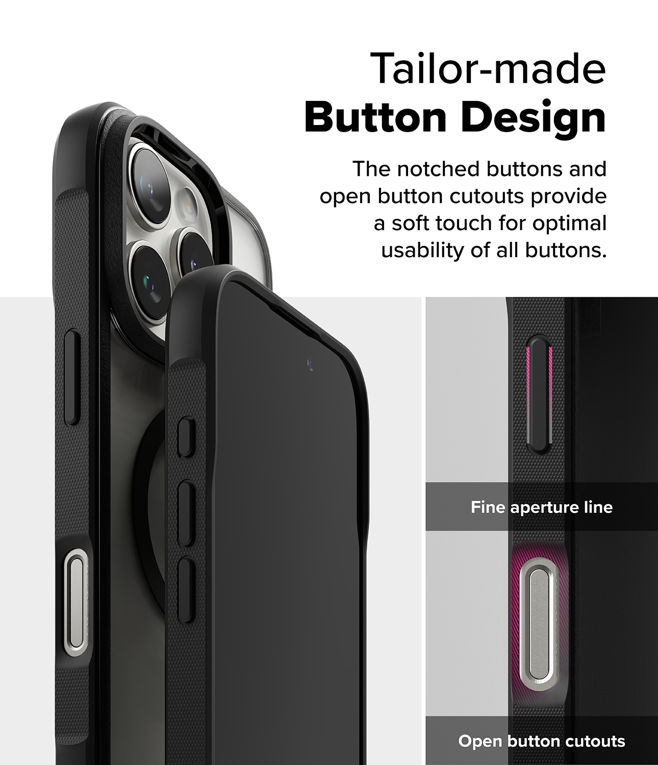 iPhone 16 Pro Max Fusion Bold MagSafe cover, Sort