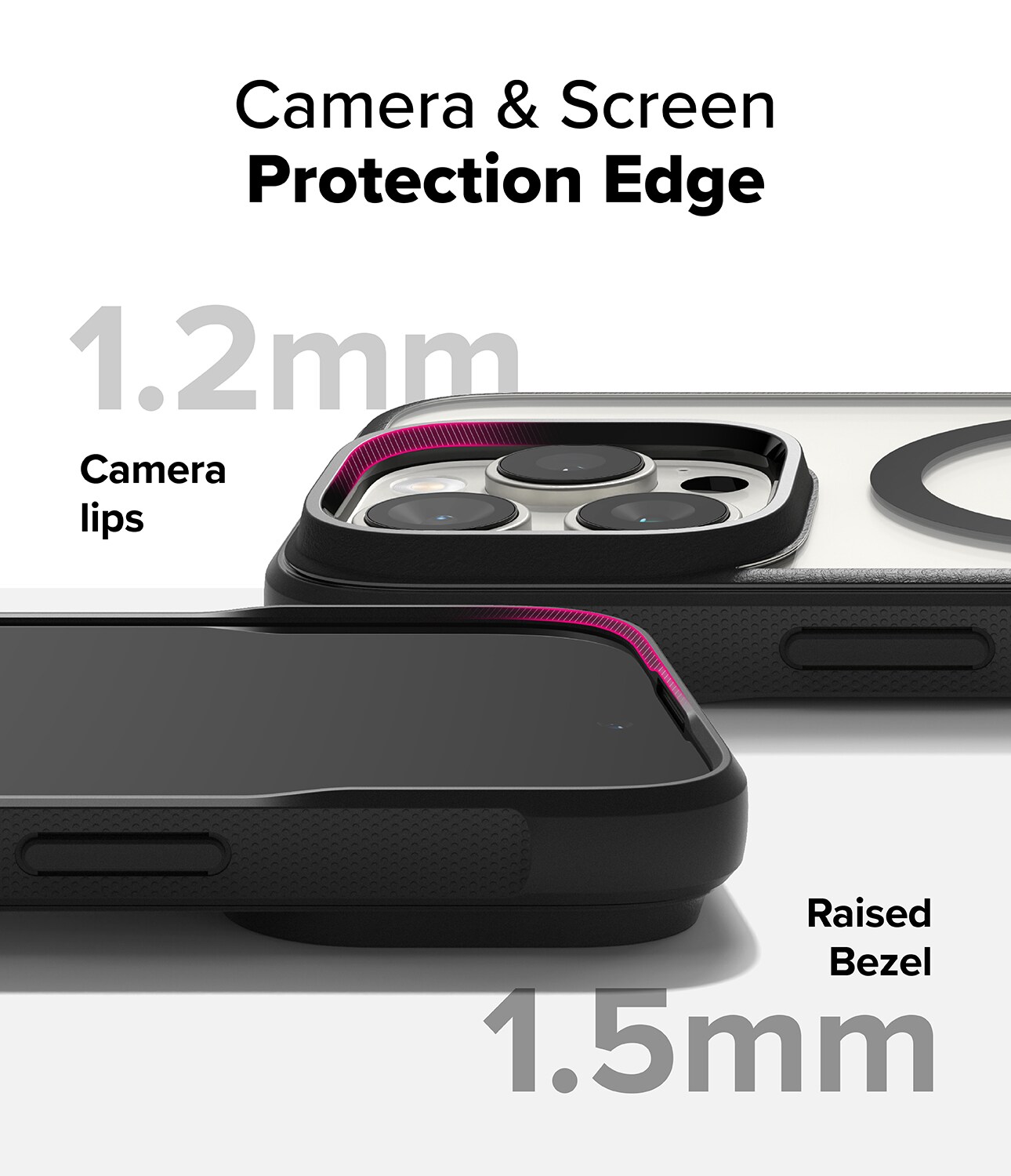 iPhone 16 Pro Max Fusion Bold MagSafe cover, Sort