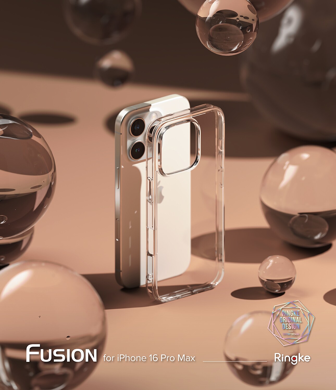 iPhone 16 Pro Max Fusion cover, Gennemsigtig