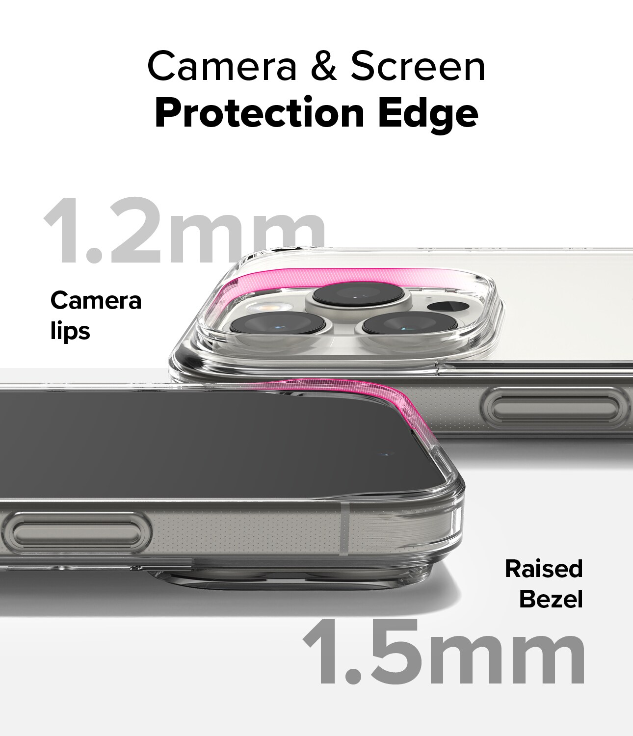iPhone 16 Pro Max Fusion cover, Gennemsigtig