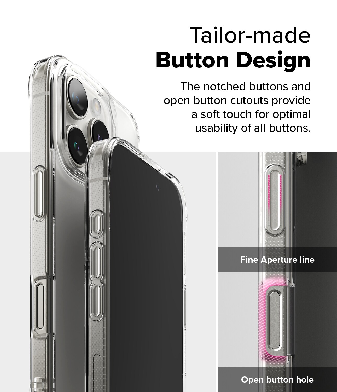 iPhone 16 Pro Max Fusion cover, Gennemsigtig