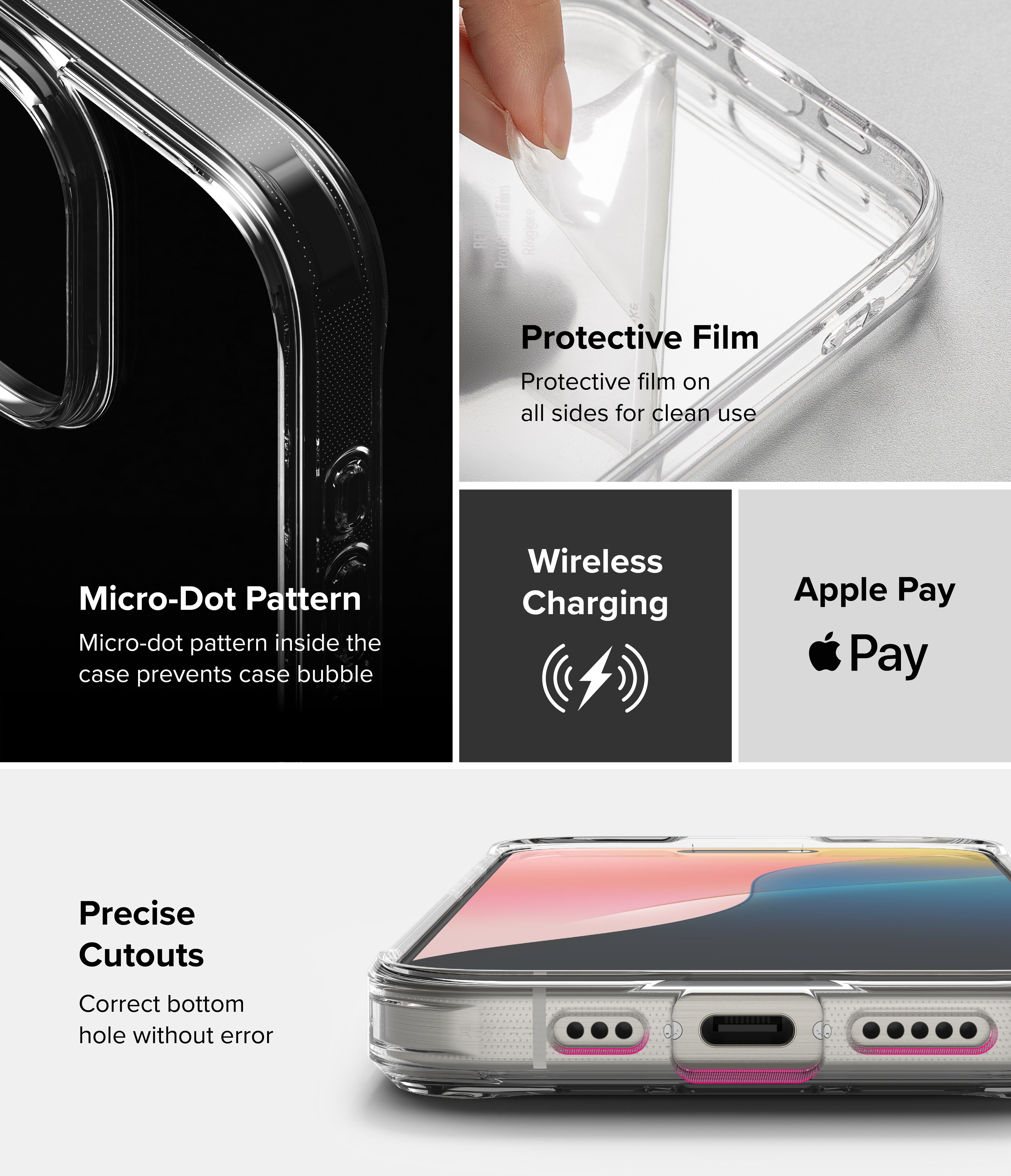 iPhone 16 Pro Max Fusion cover, Gennemsigtig