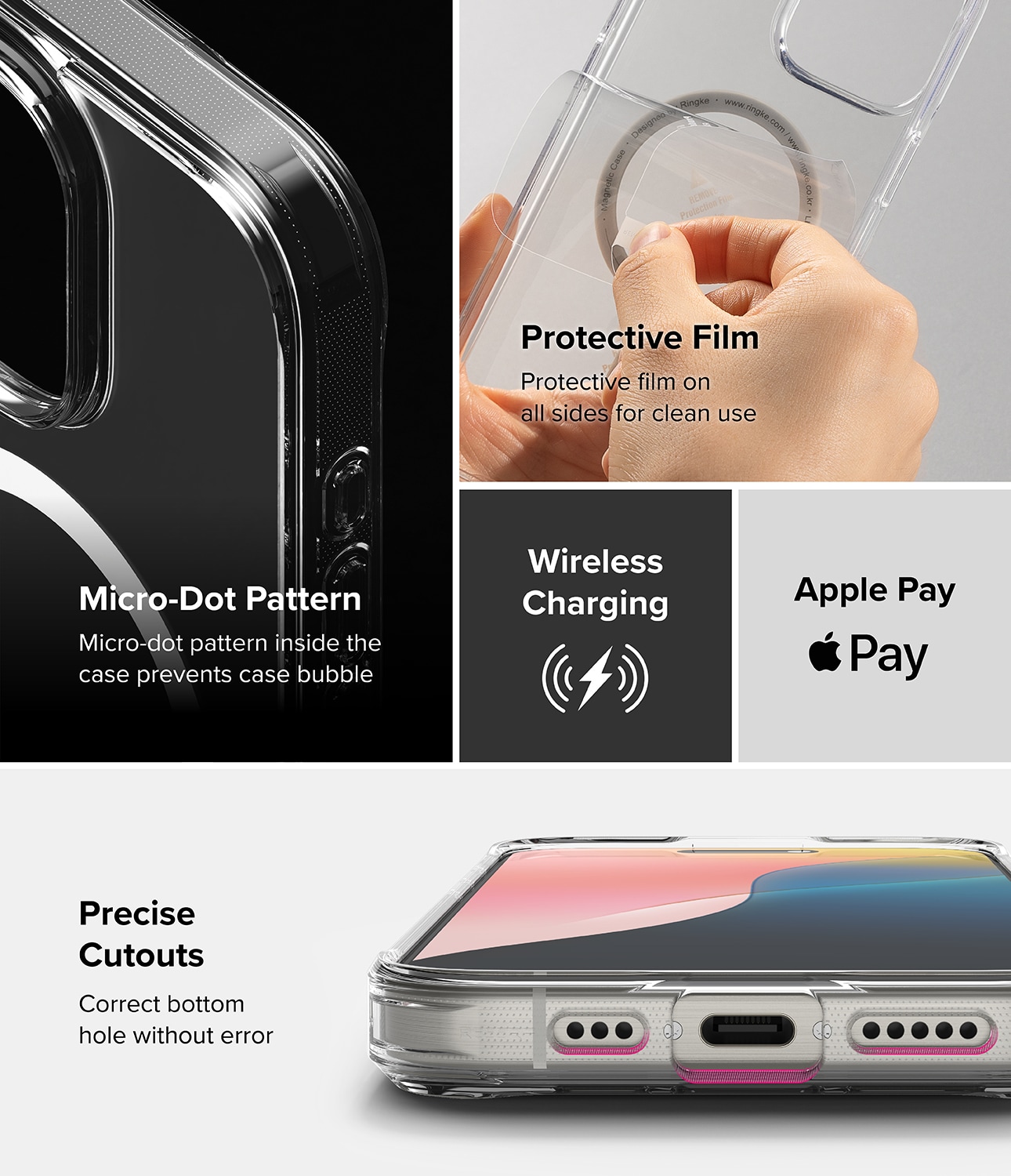 iPhone 16 Pro Max Fusion MagSafe cover, Gennemsigtig