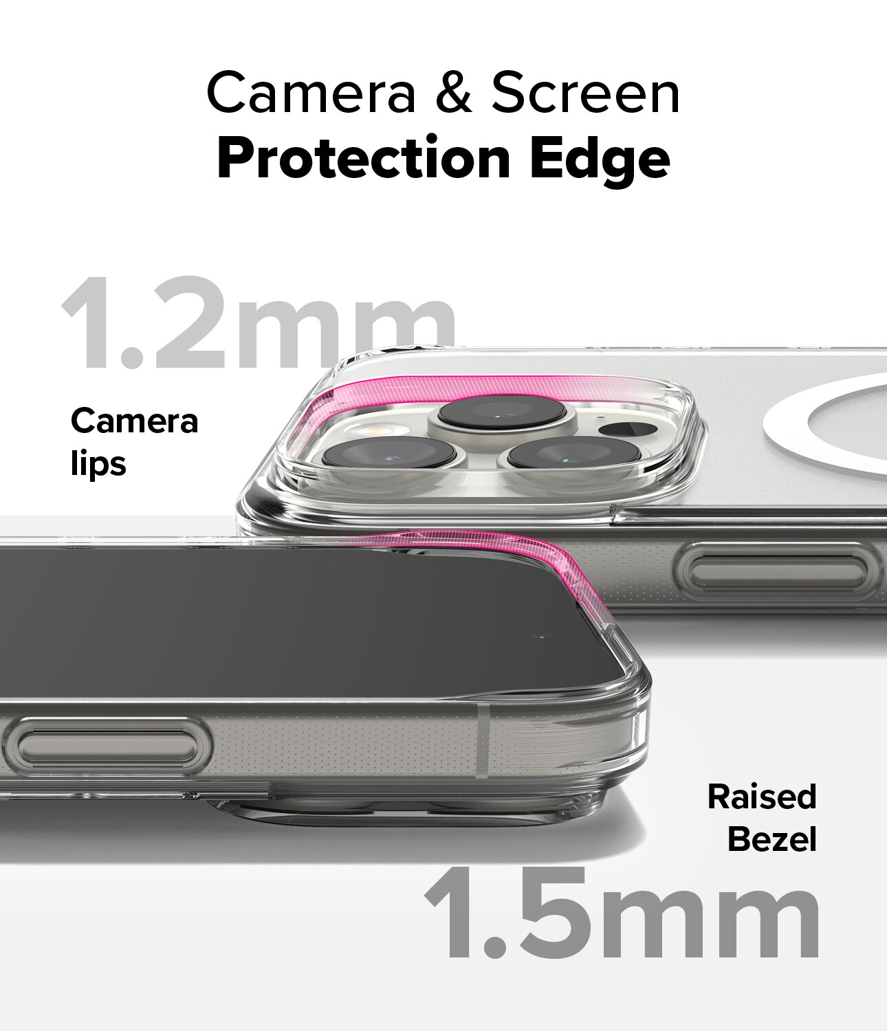 iPhone 16 Pro Max Fusion MagSafe cover, Gennemsigtig