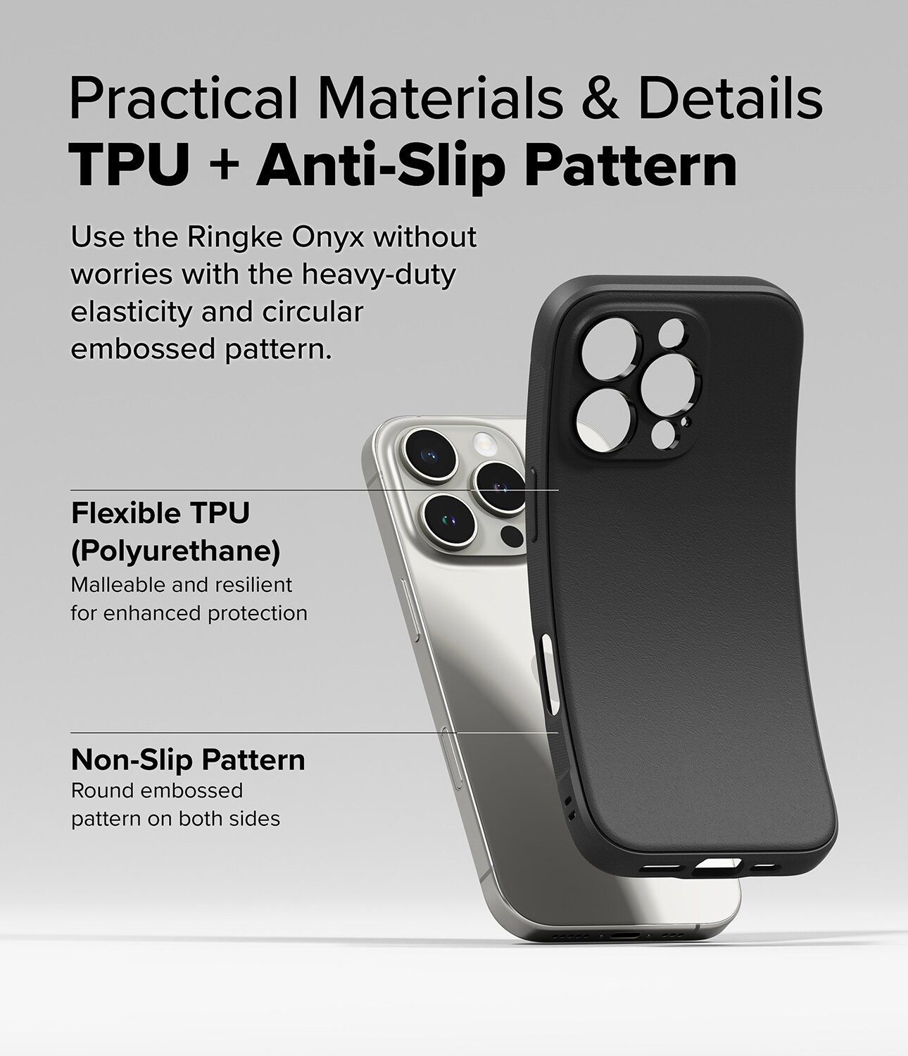 iPhone 16 Pro Max Onyx Cover, Black