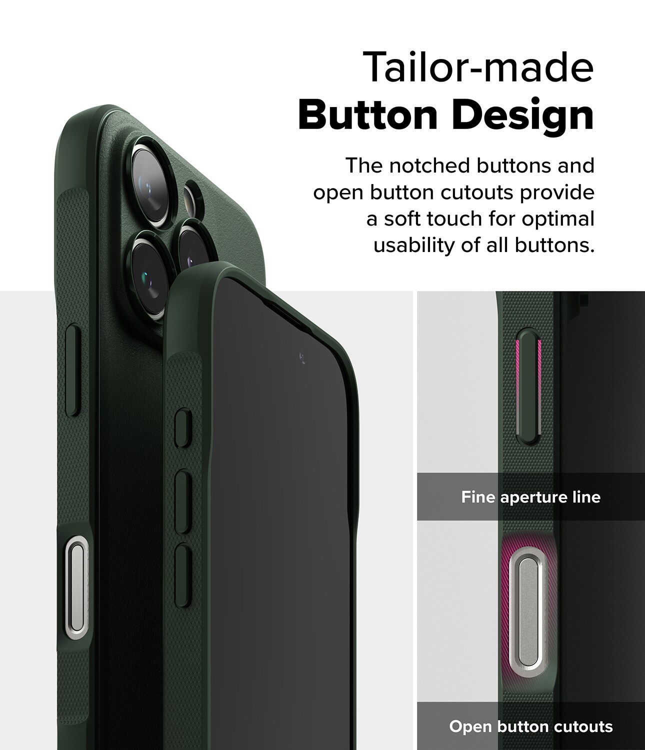 iPhone 16 Pro Max Onyx Cover, Dark Green