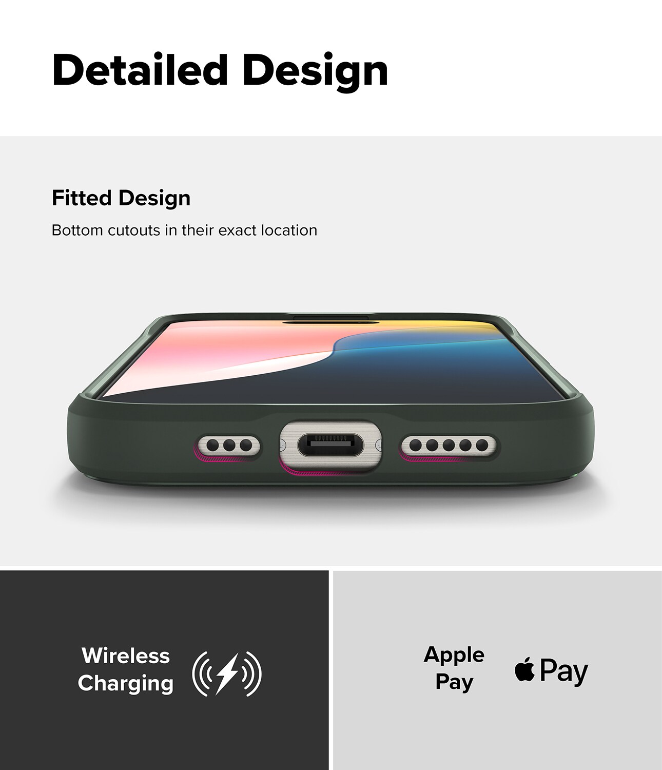 iPhone 16 Pro Max Onyx Cover, Dark Green