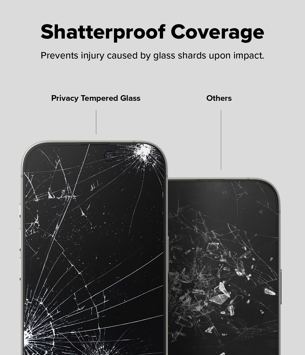 iPhone 16 Pro Max Anti-spy skærmbeskytter i glas med monteringsramme (2-pak)