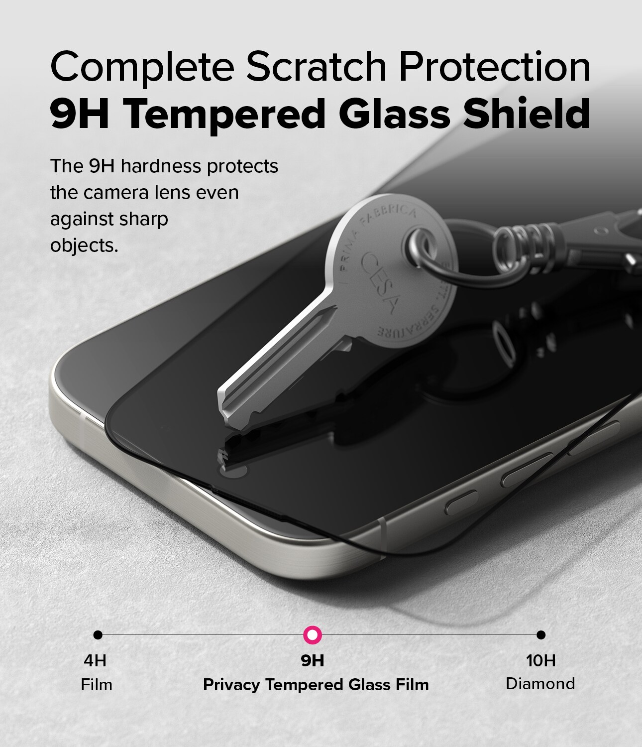 iPhone 16 Pro Max Anti-spy skærmbeskytter i glas med monteringsramme (2-pak)