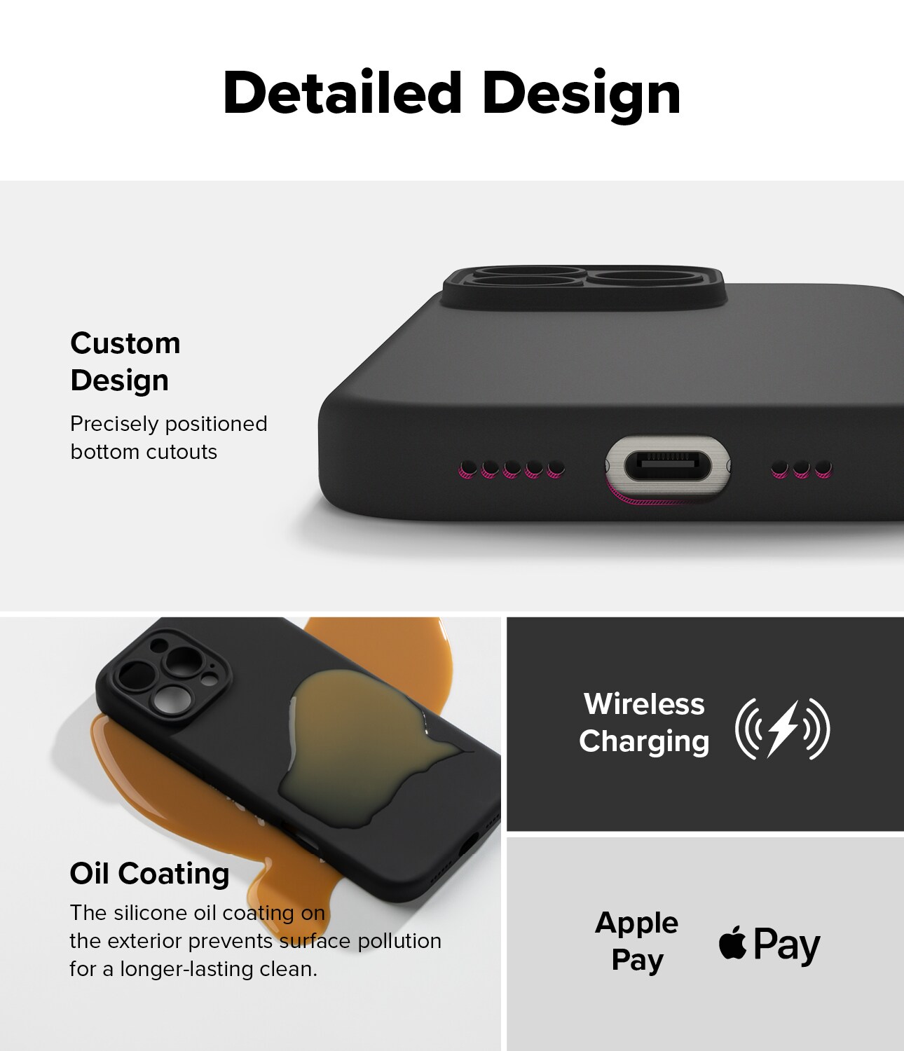 iPhone 16 Pro Max MagSafe silikonecover, Black
