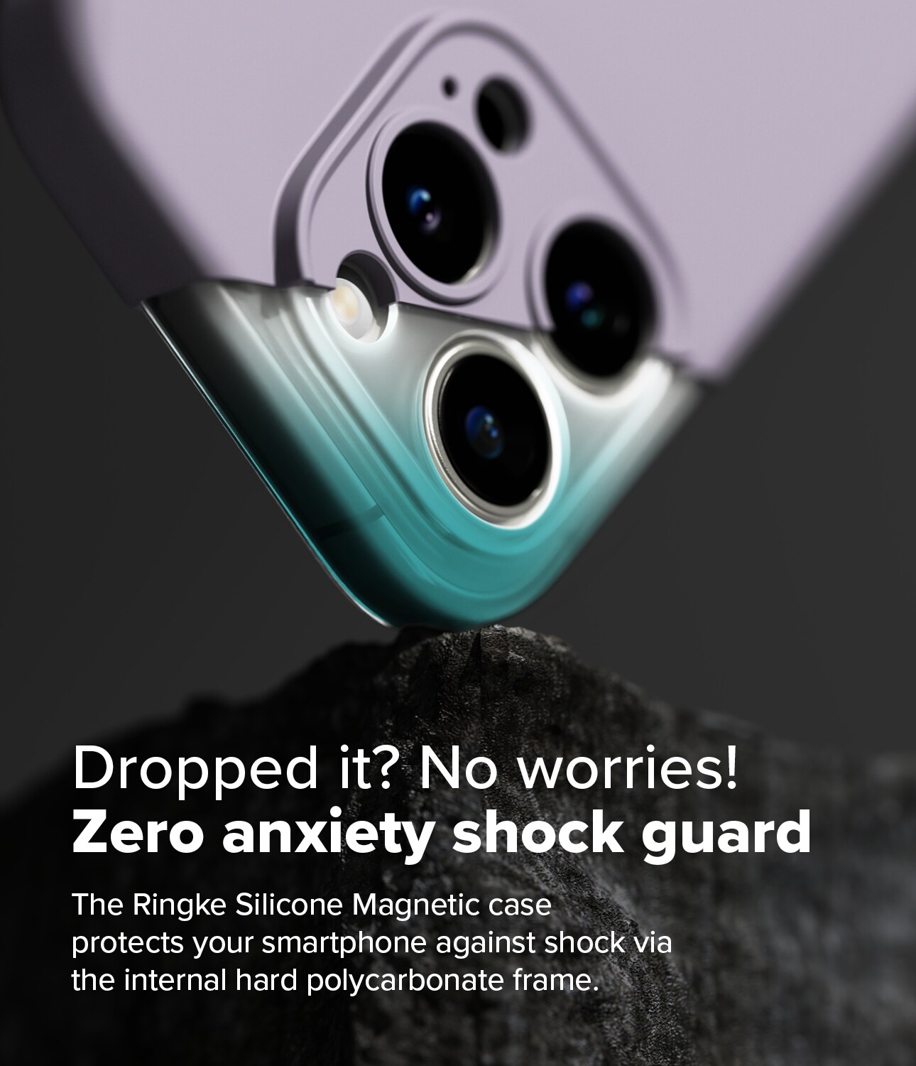 iPhone 16 Pro Max MagSafe silikonecover, Light Purple