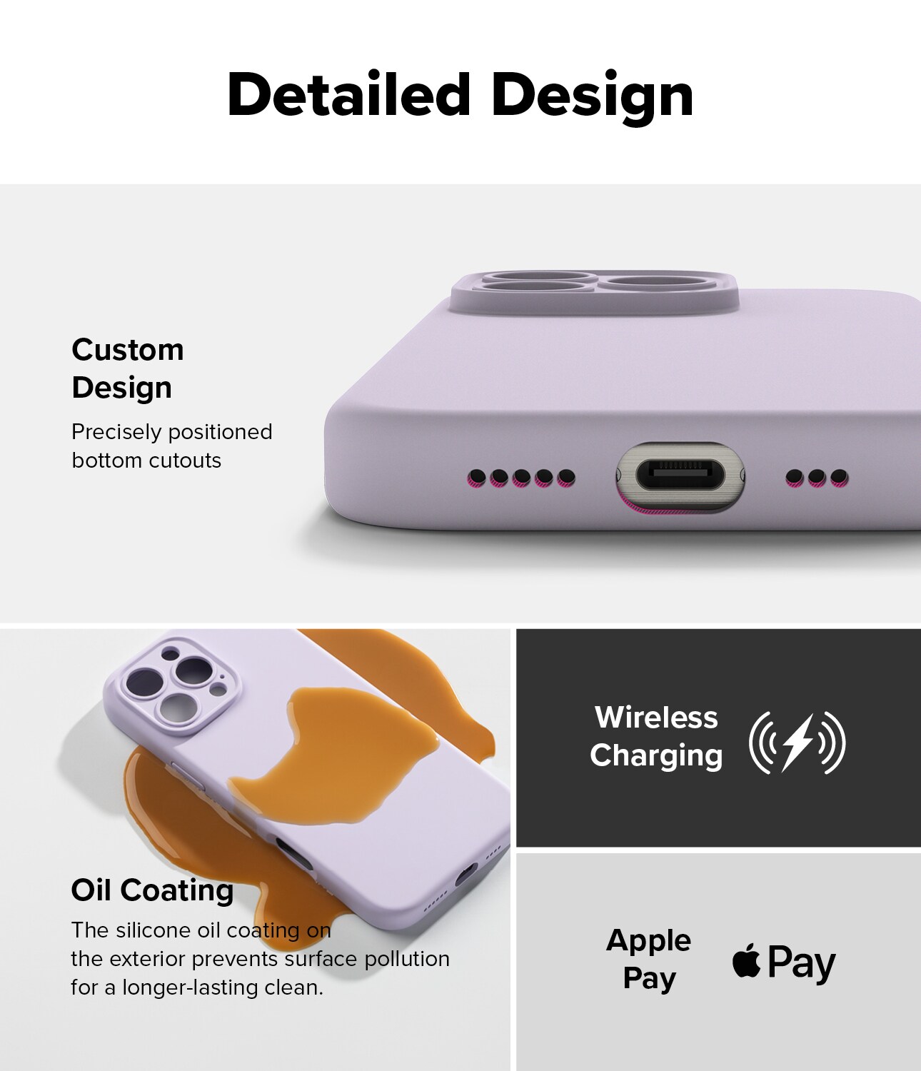 iPhone 16 Pro Max MagSafe silikonecover, Light Purple