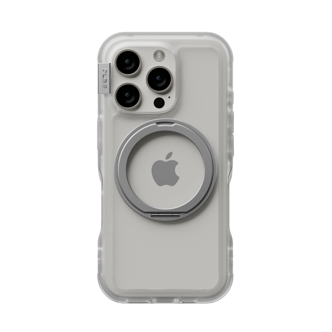 iPhone 16 Pro Arche MagSafe Cover med stativ Matte Clear