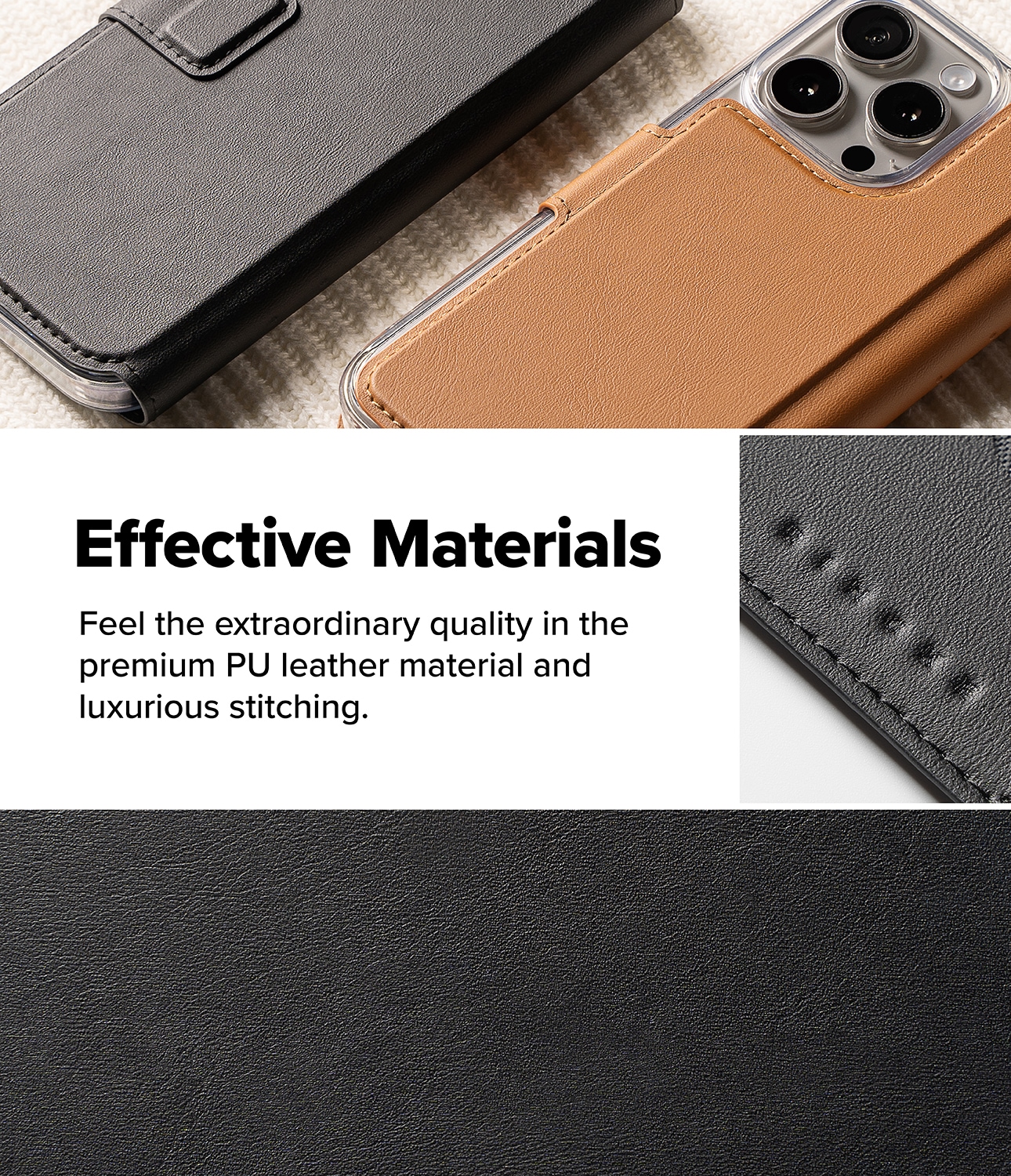 iPhone 16 Pro Folio Wallet Magnetic, Sort