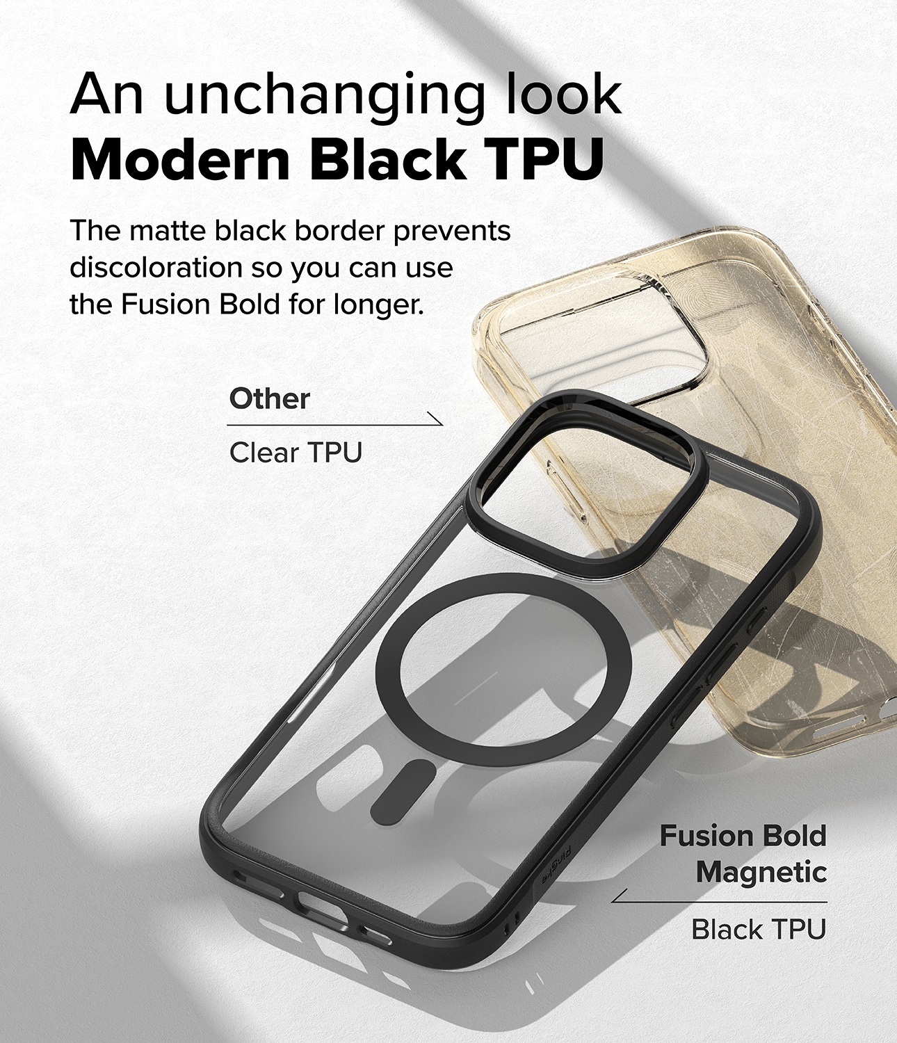 iPhone 16 Pro Fusion Bold MagSafe cover, Sort