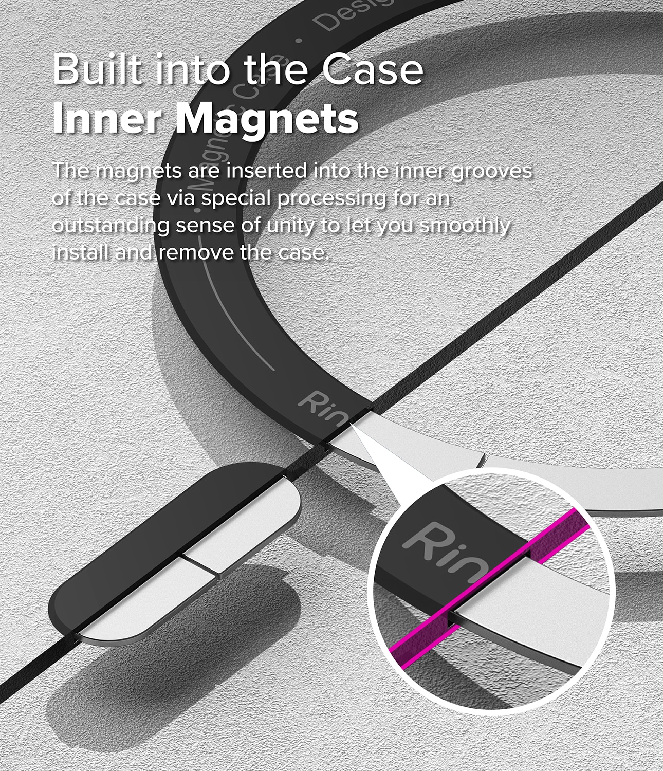 iPhone 16 Pro Fusion Bold MagSafe cover, Sort