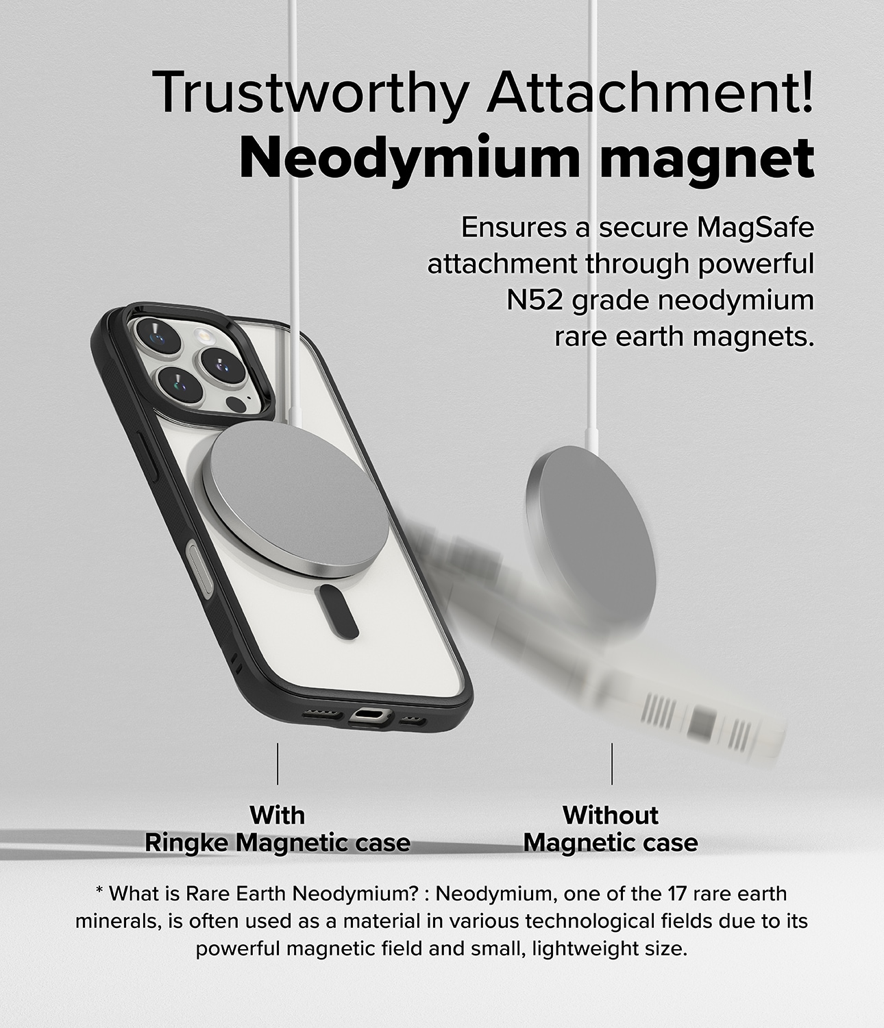 iPhone 16 Pro Fusion Bold MagSafe cover, Sort