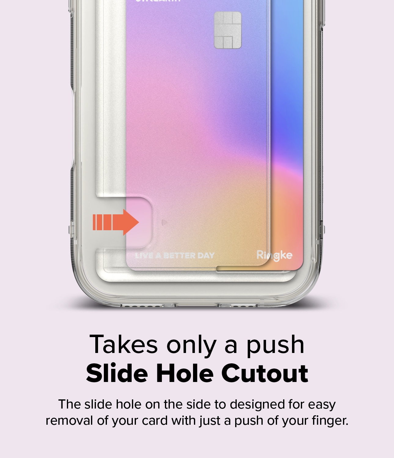 iPhone 16 Plus Fusion cover med kortholder, Gennemsigtig