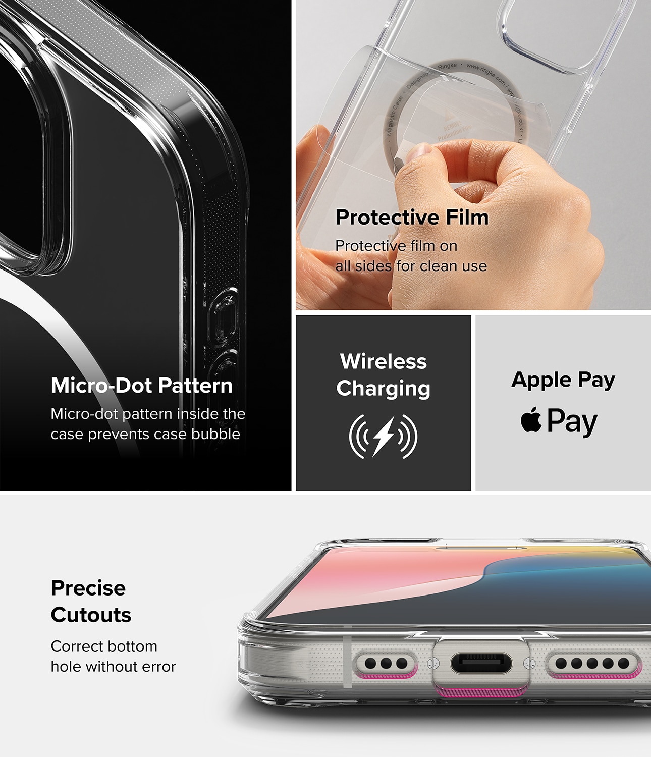 iPhone 16 Pro Fusion MagSafe cover, Gennemsigtig