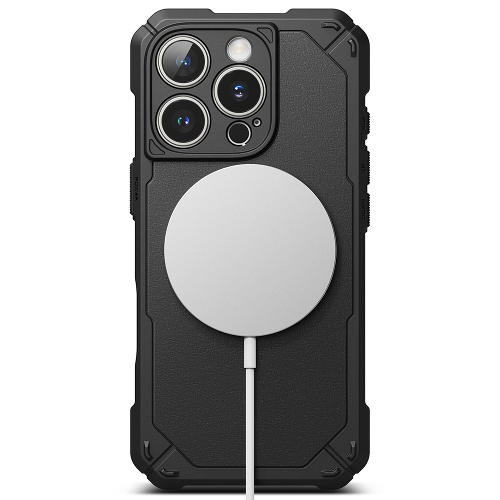 iPhone 16 Pro MagSafe Rugged Gear cover, Sort