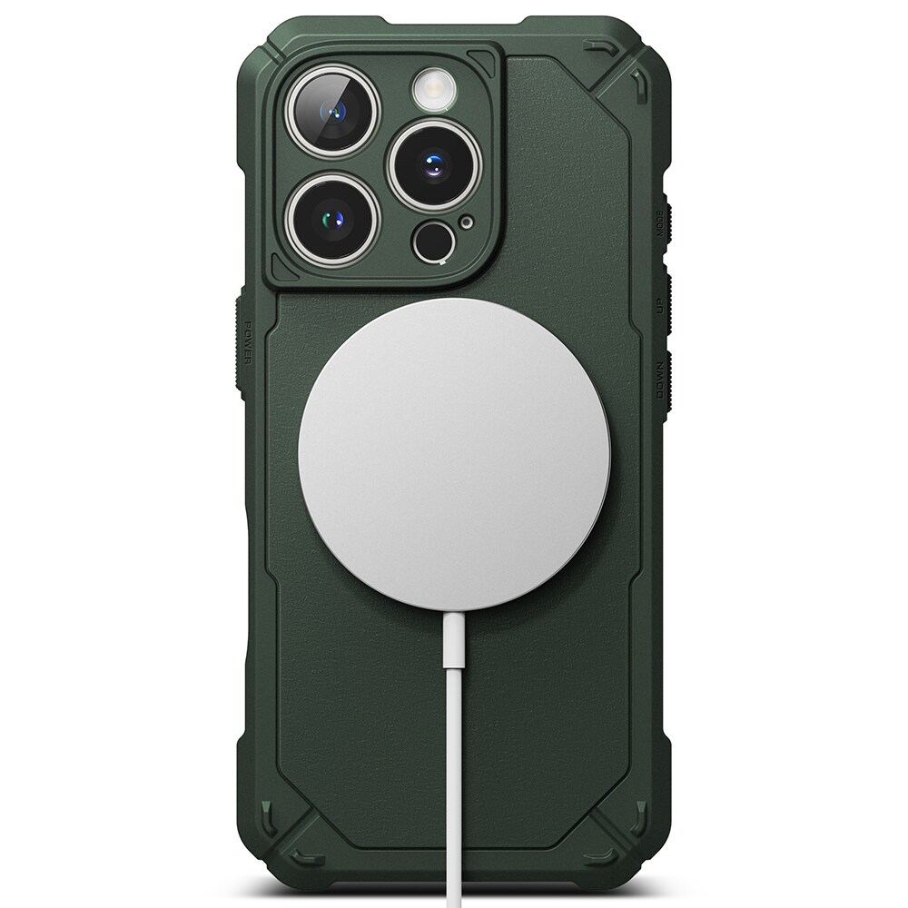 iPhone 16 Pro MagSafe Rugged Gear cover, Grøn