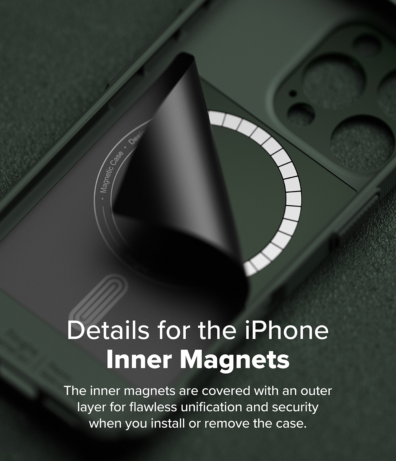 iPhone 16 Pro MagSafe Rugged Gear cover, Grøn