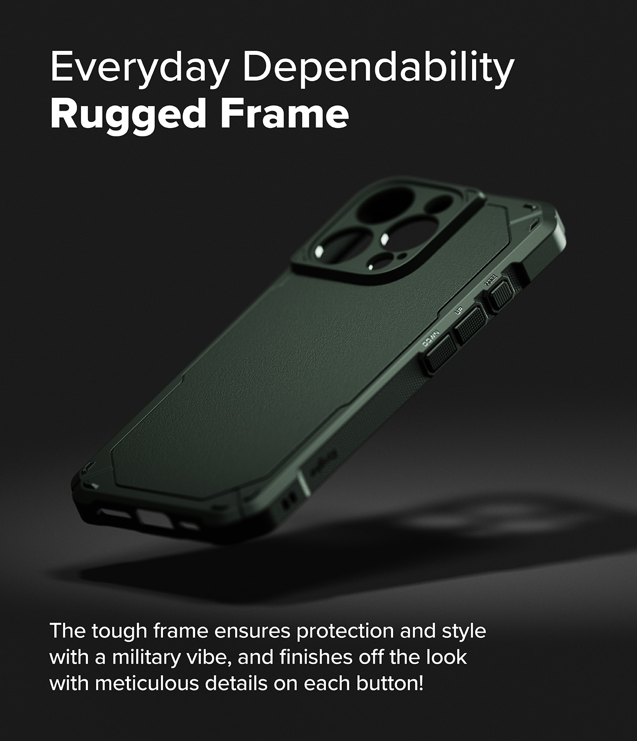 iPhone 16 Pro MagSafe Rugged Gear cover, Grøn
