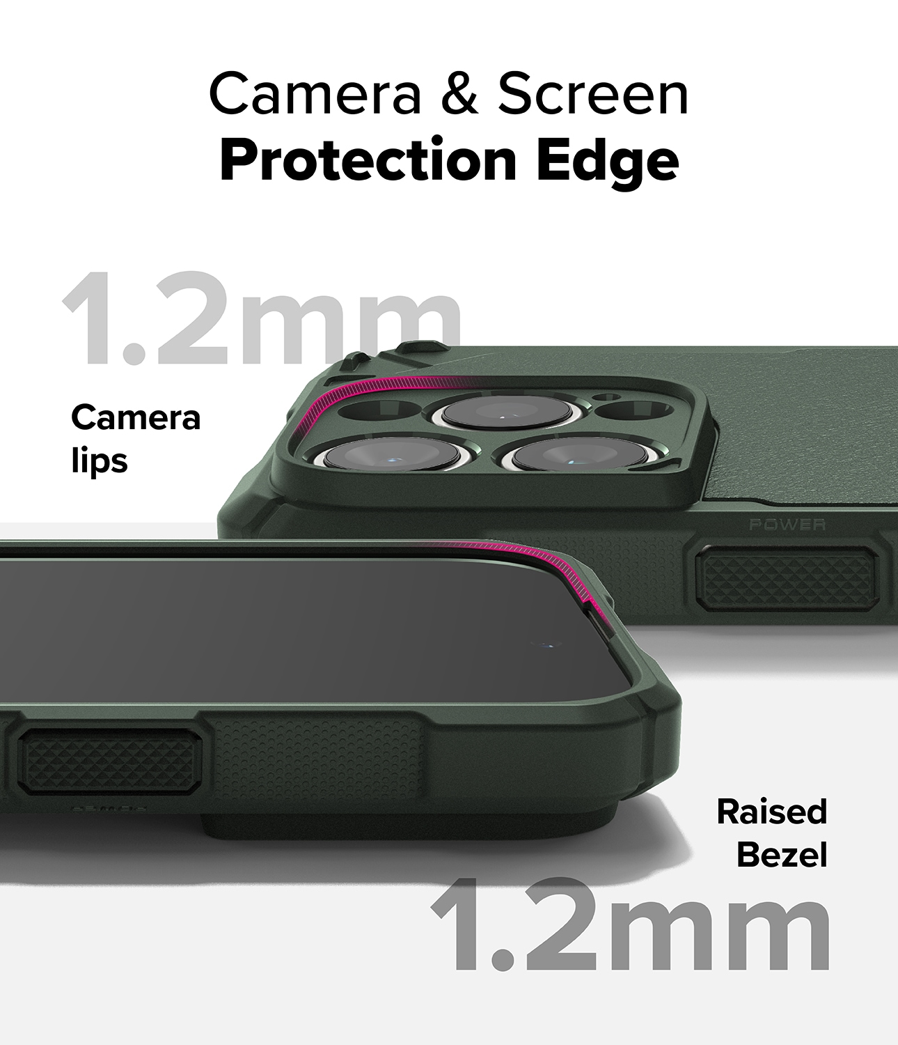 iPhone 16 Pro MagSafe Rugged Gear cover, Grøn