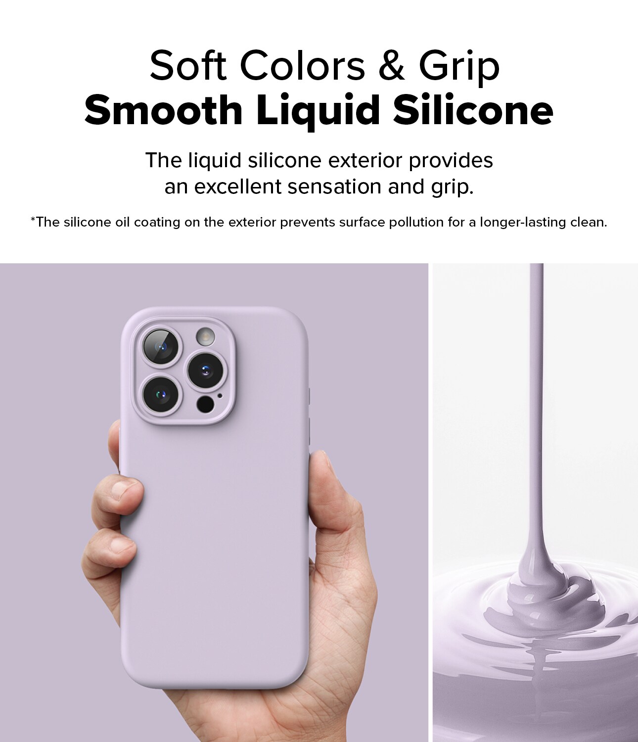 iPhone 16 Pro MagSafe silikonecover, Light Purple