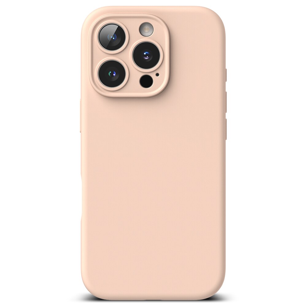 iPhone 16 Pro Max MagSafe silikonecover, Pink Sand