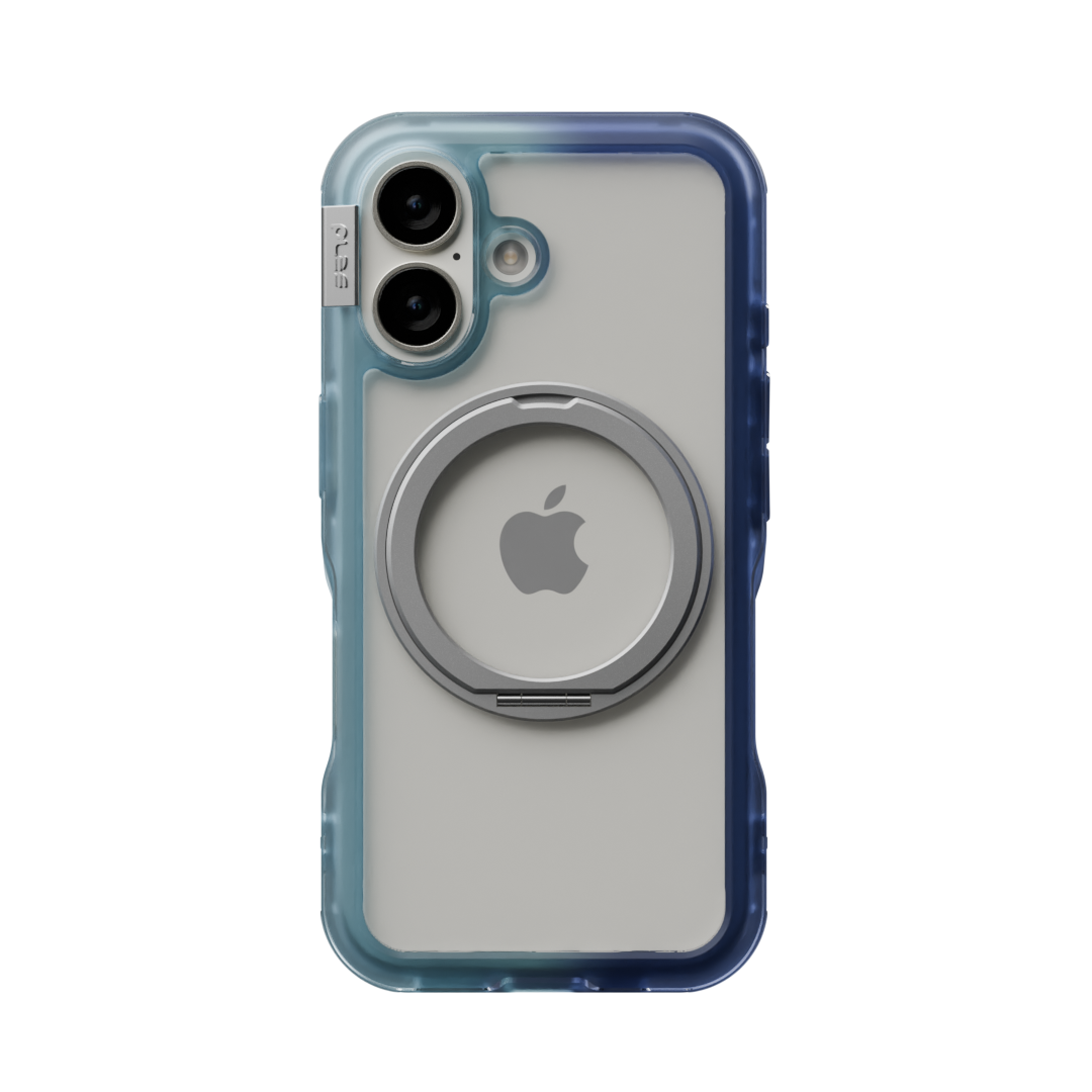 iPhone 16 Arche MagSafe Cover med stativ Blue/Future Dusk