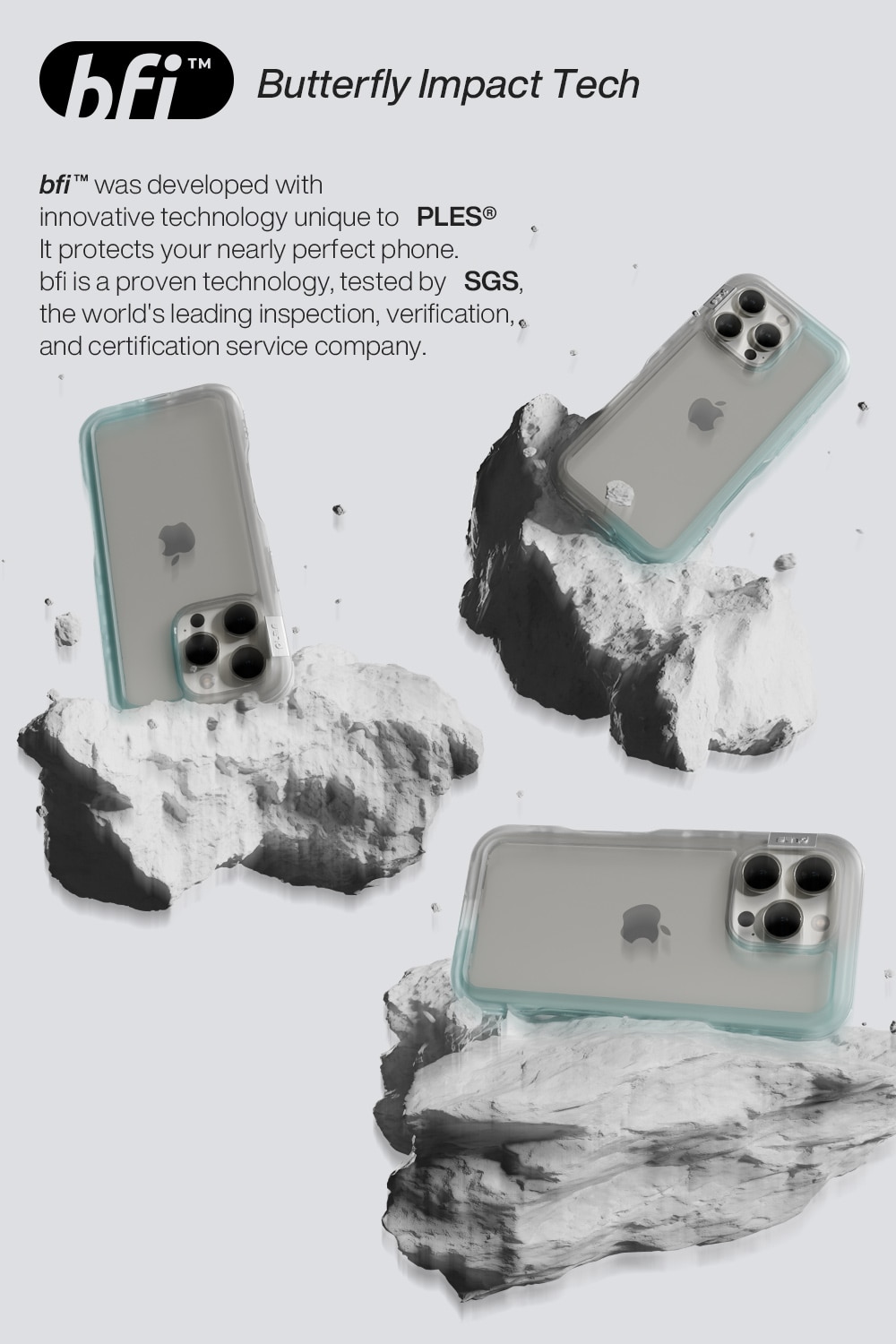 iPhone 16 Arche MagSafe Cover med stativ Blue/Future Dusk