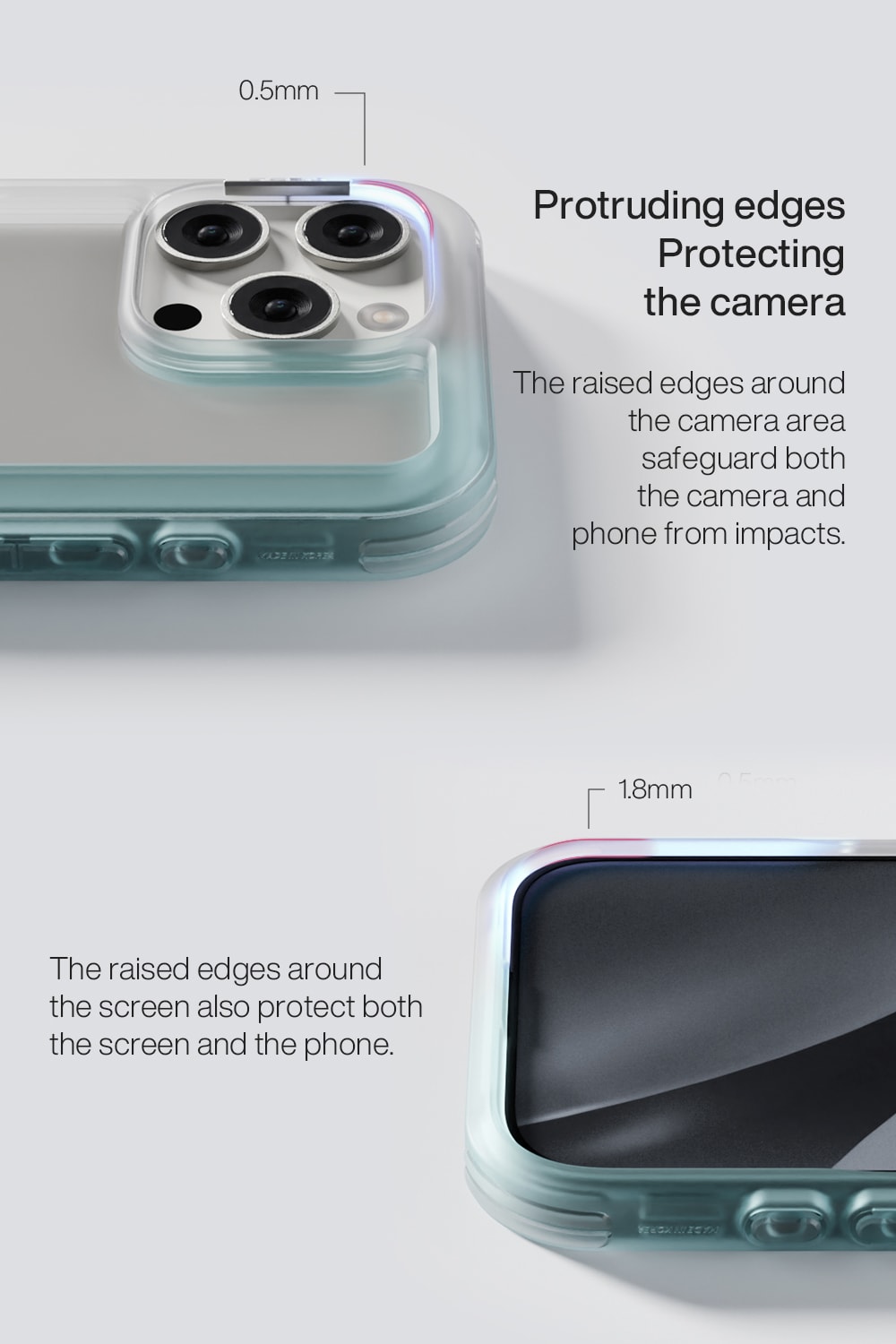 iPhone 16 Arche MagSafe Cover med stativ Blue/Future Dusk