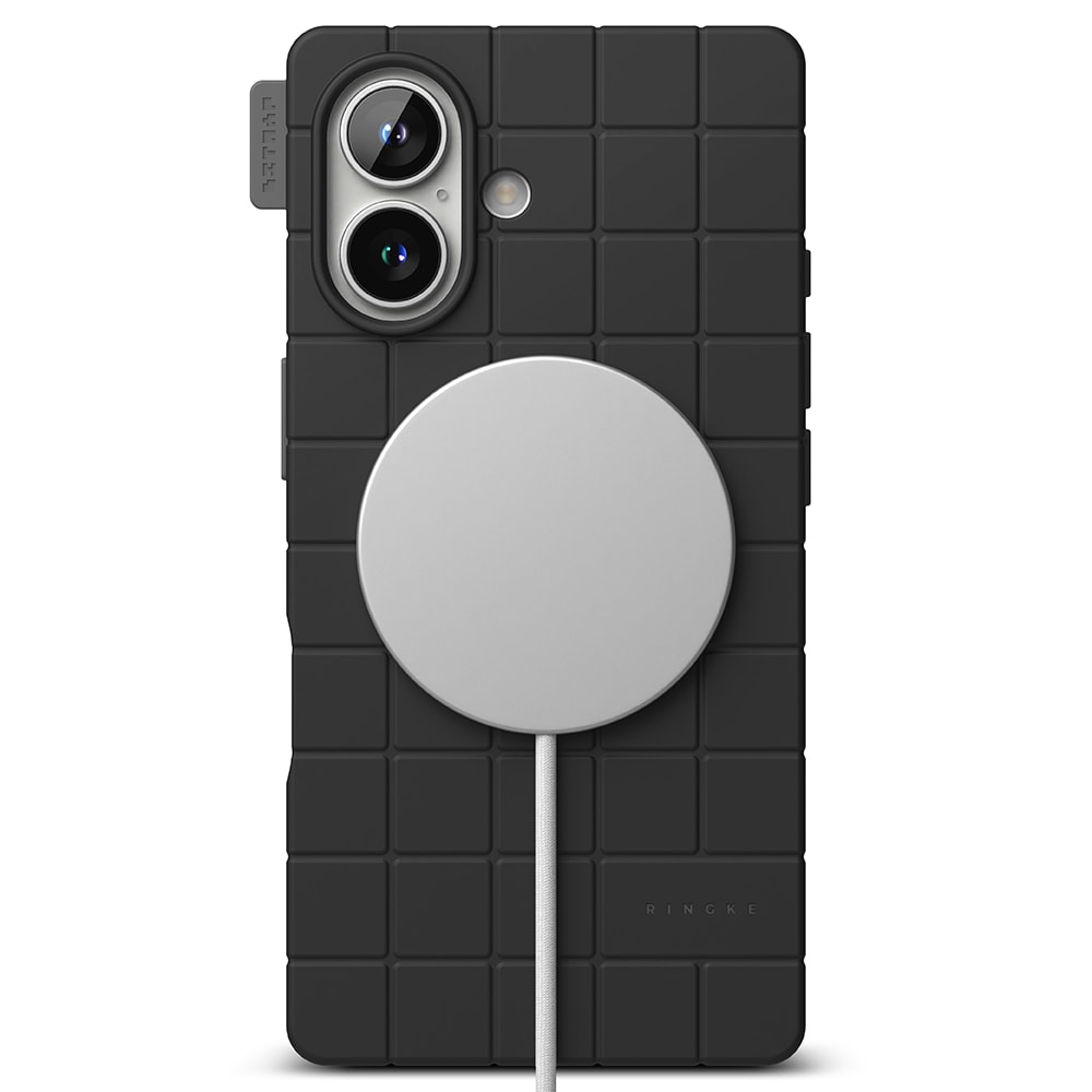 iPhone 16 MagSafe Bitmap silikonecover, Black