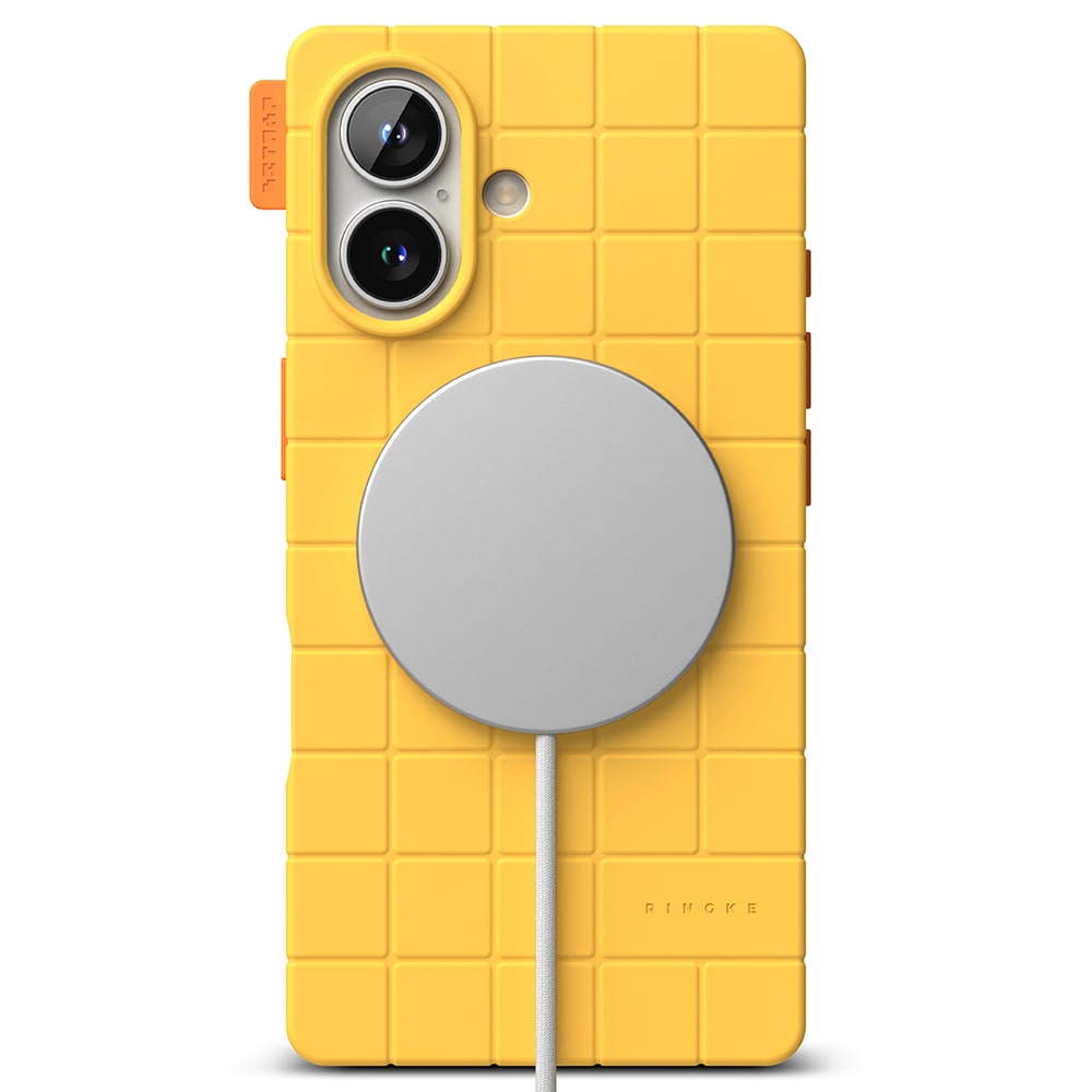 iPhone 16 MagSafe Bitmap silikonecover, Yellow