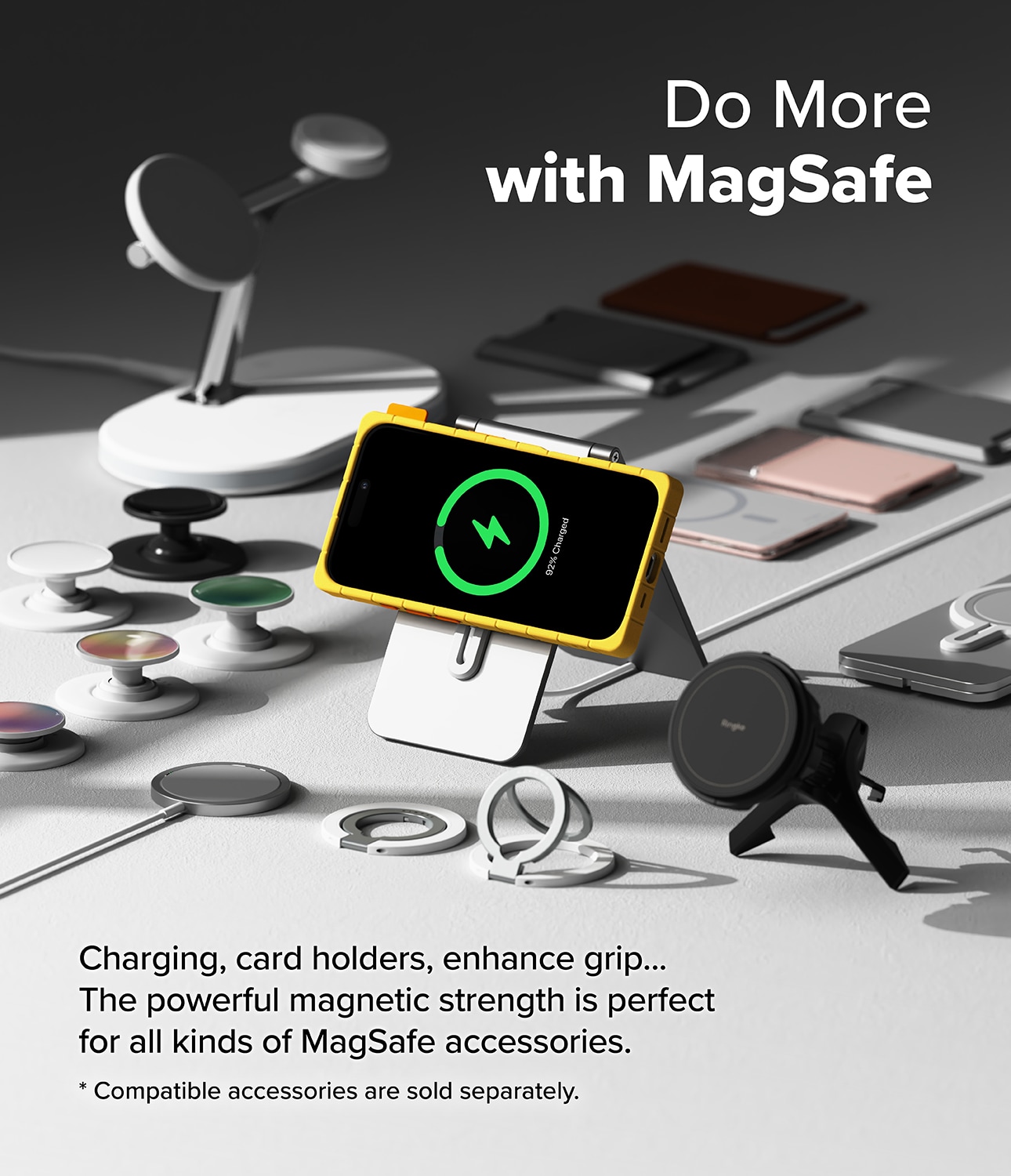 iPhone 16 MagSafe Bitmap silikonecover, Yellow