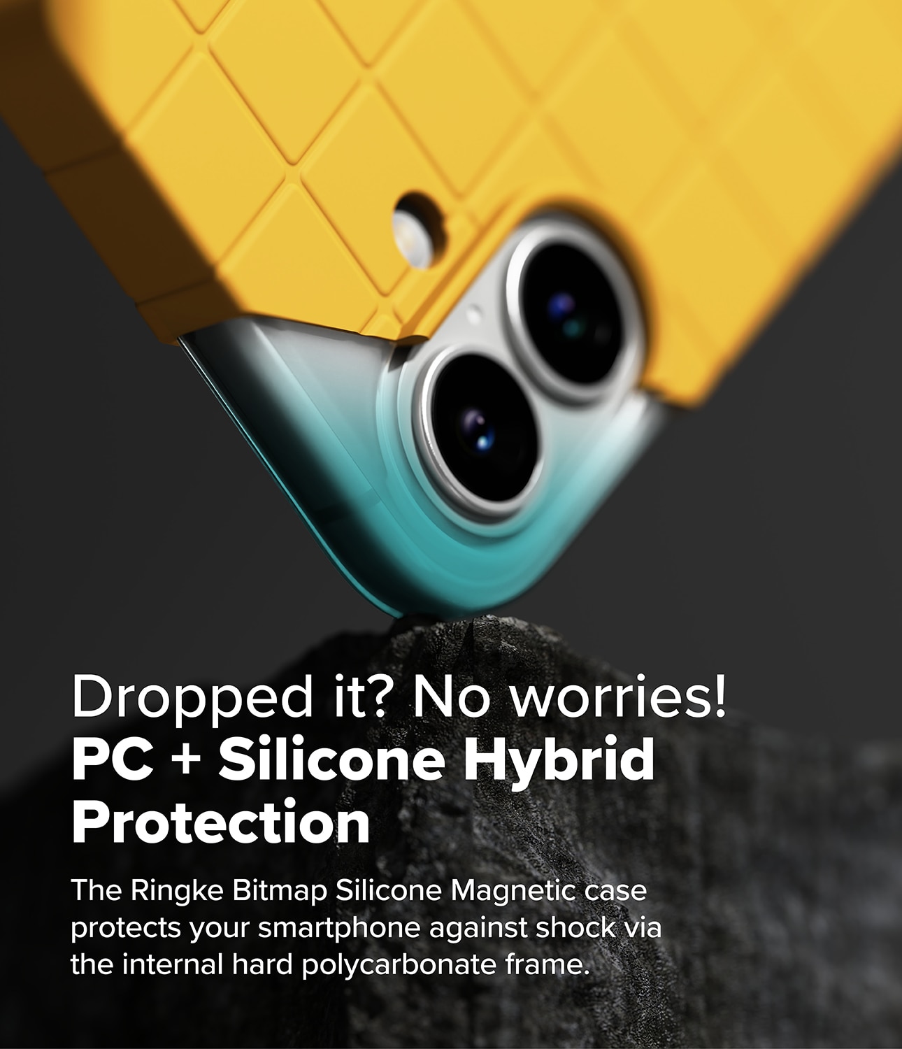 iPhone 16 MagSafe Bitmap silikonecover, Yellow