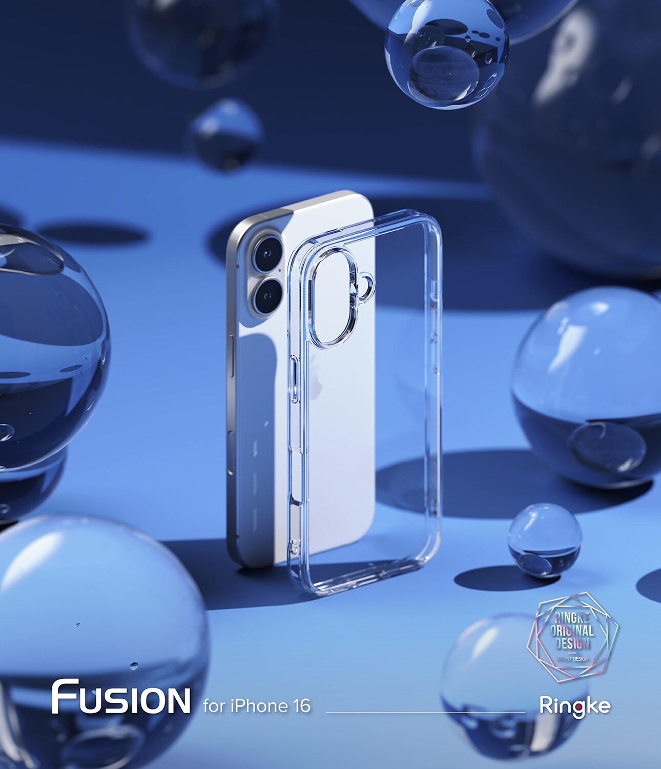 iPhone 16 Fusion cover, Gennemsigtig