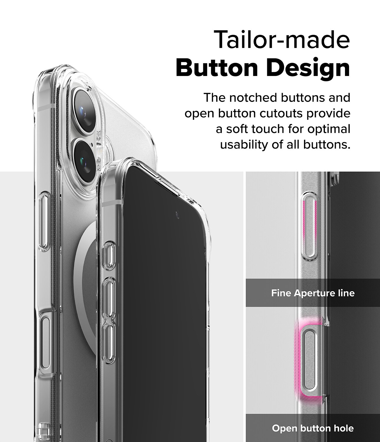 iPhone 16 Fusion MagSafe cover, Gennemsigtig