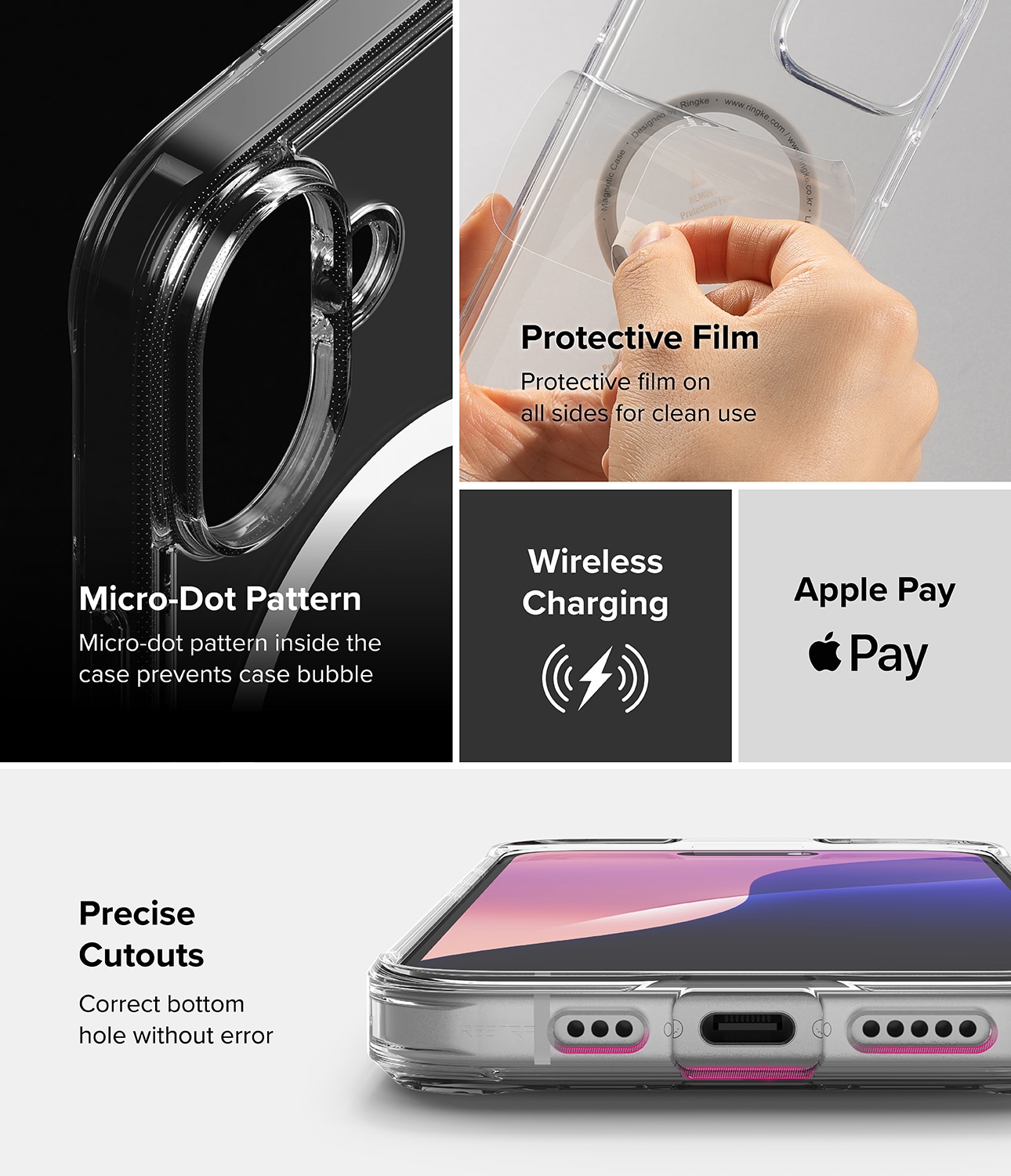 iPhone 16 Fusion MagSafe cover, Gennemsigtig