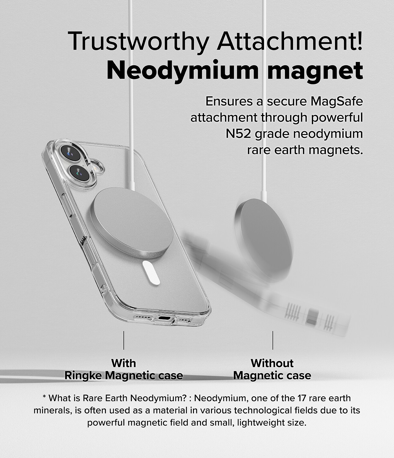 iPhone 16 Fusion MagSafe cover, Gennemsigtig