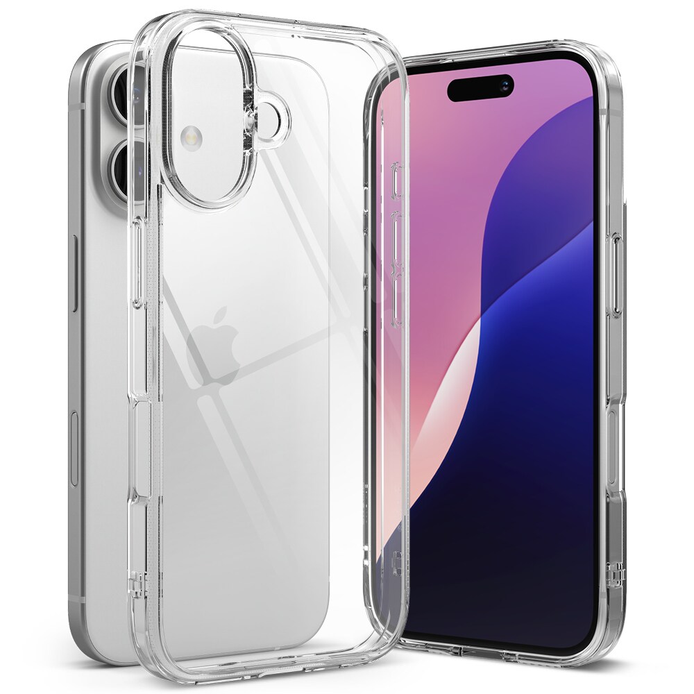 iPhone 16 Plus Fusion cover, Gennemsigtig
